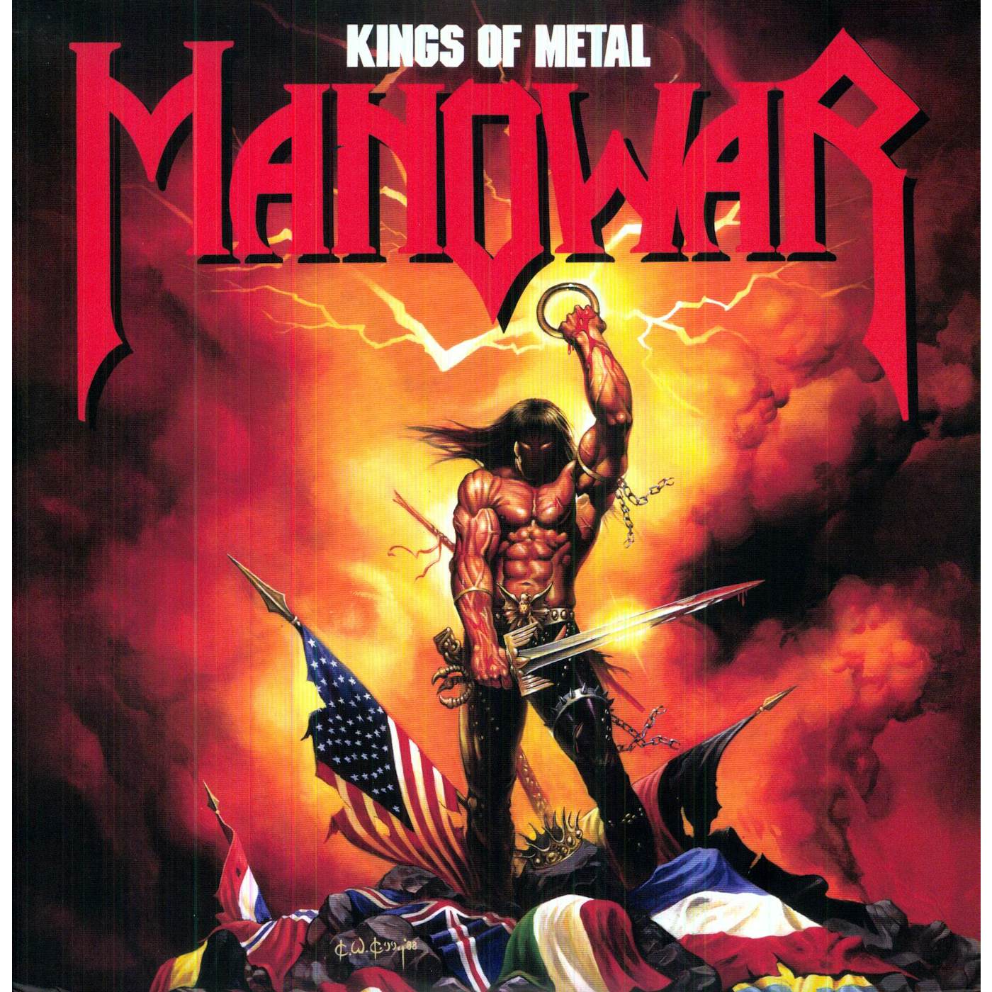 Manowar Kings Of Metal Vinyl Record
