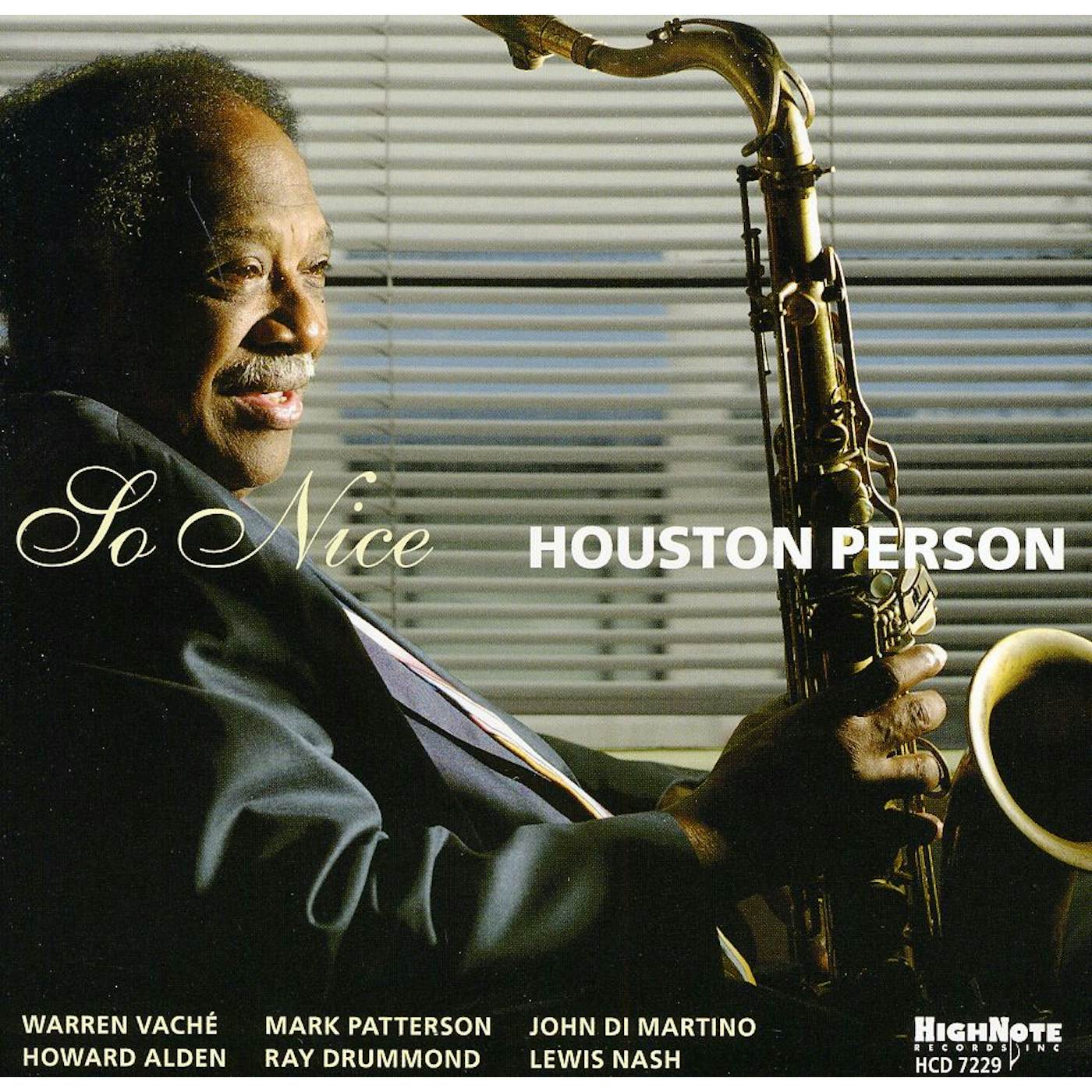 Houston Person SO NICE CD