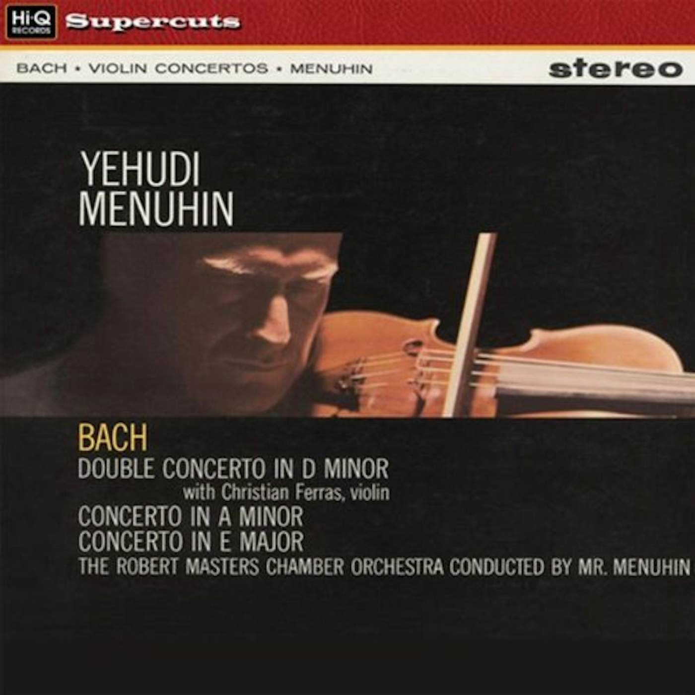 Yehudi Menuhin BACH CONCERTOS Vinyl Record