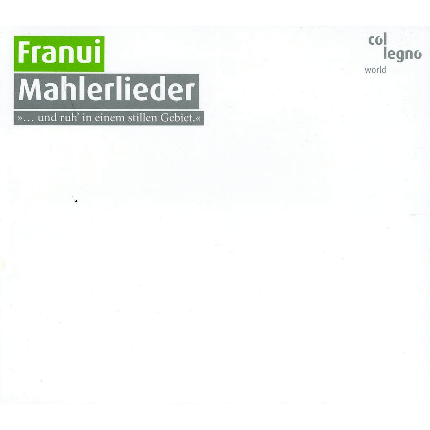 Gustav MahlerLIEDER CD