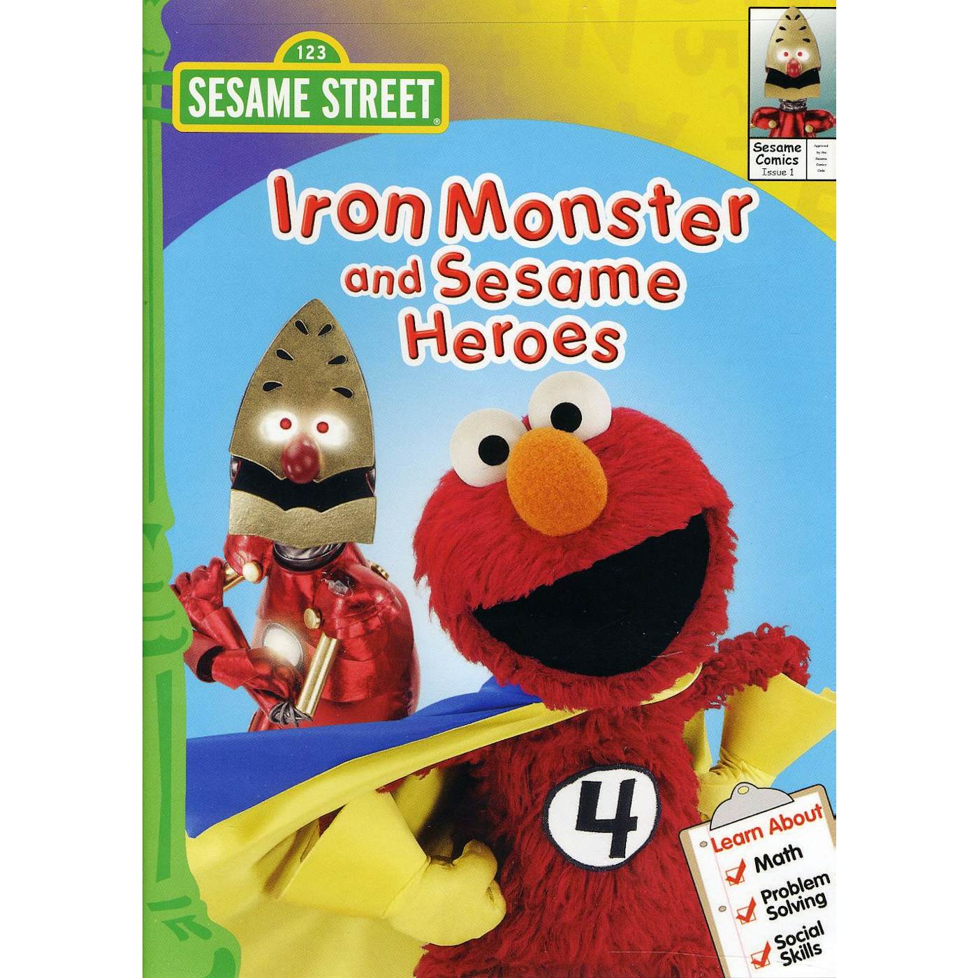 Sesame Street IRON MONSTER & SESAME HEROES DVD