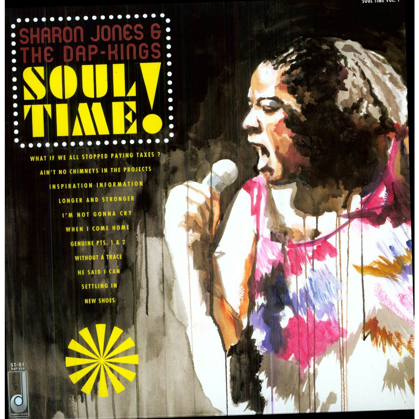Sharon Jones & The Dap-Kings SOUL TIME Vinyl Record
