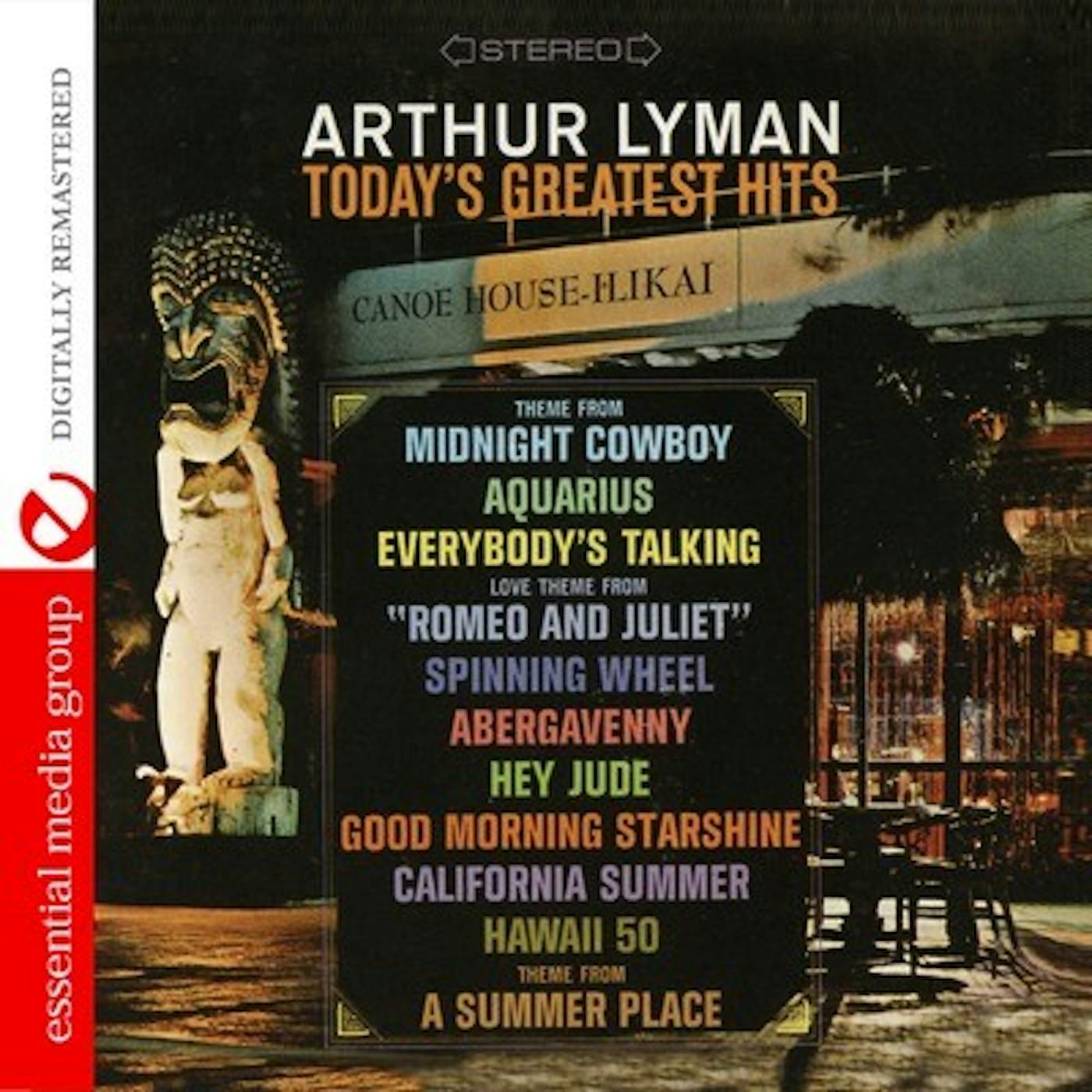 Arthur Lyman TODAY'S GREATEST HITS CD