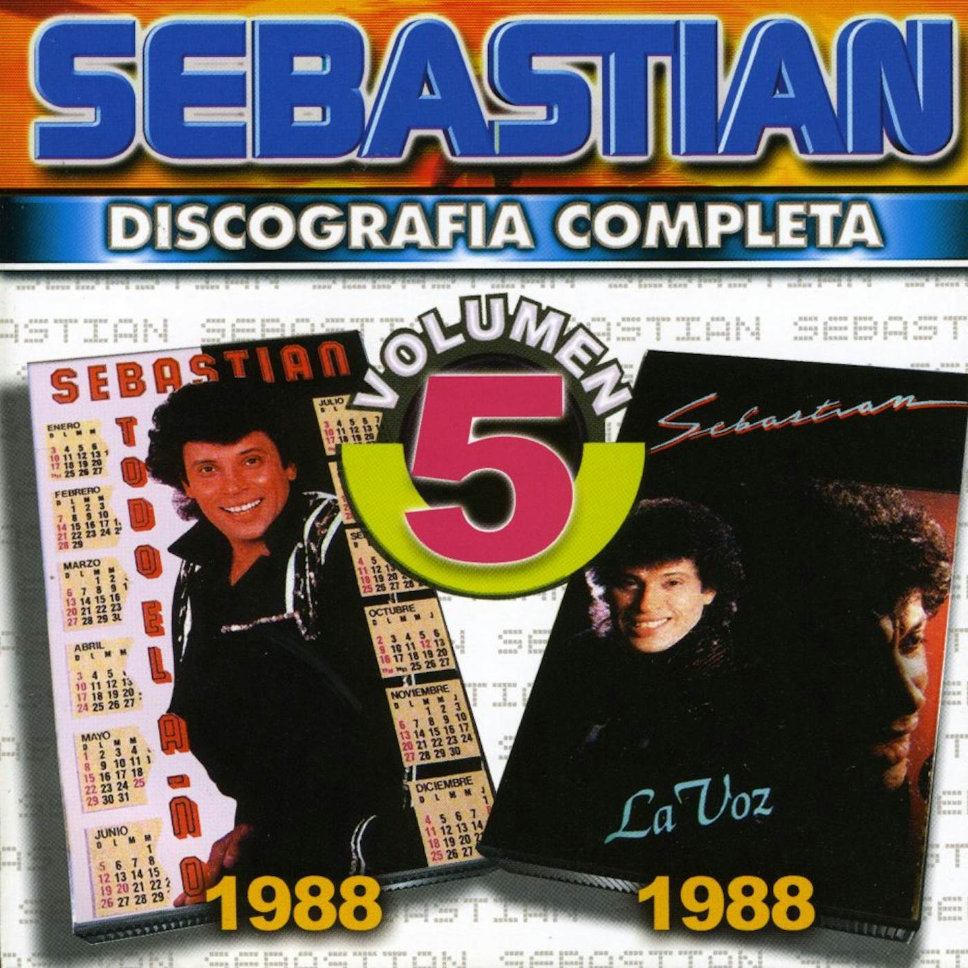 SebastiAn DISCOGRAFIA COMPLETA 5 CD