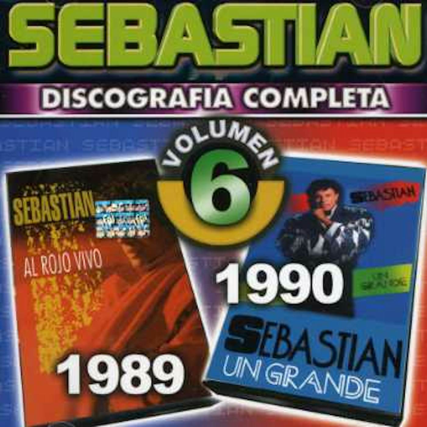 SebastiAn DISCOGRAFIA COMPLETA 6 CD