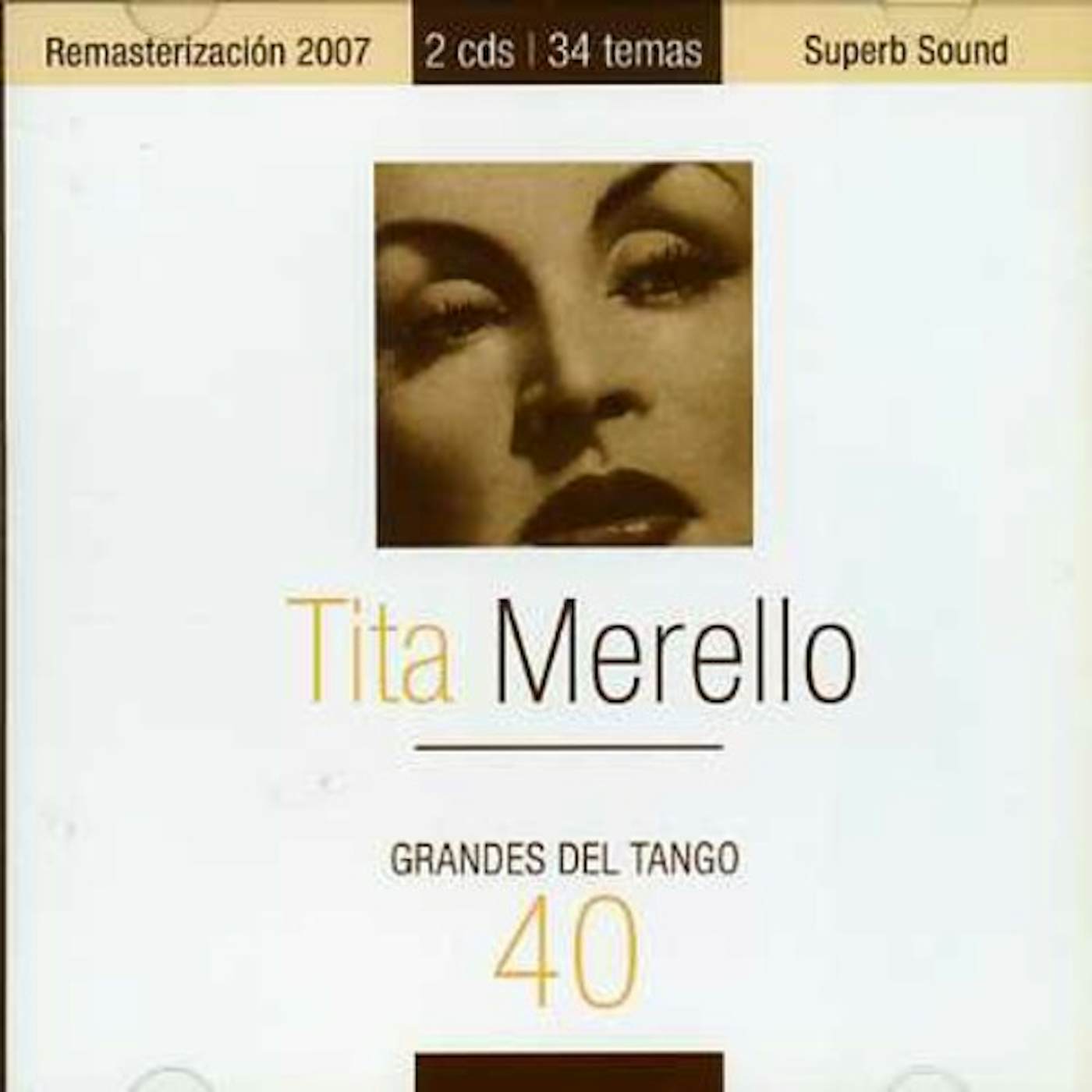 Tita Merello GRANDES DEL TANGO 40 CD