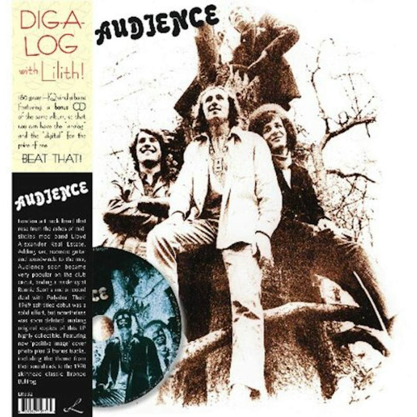 AUDIENCE Vinyl Record - w/CD