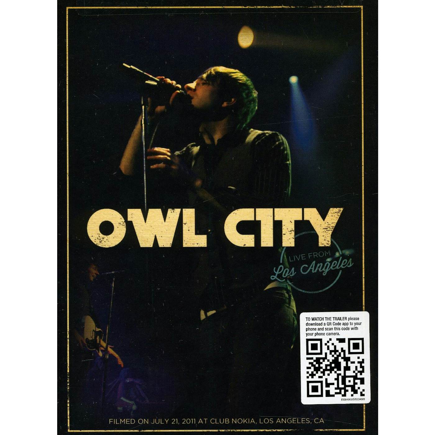 OWL CITY: LIVE FROM LOS ANGELES DVD
