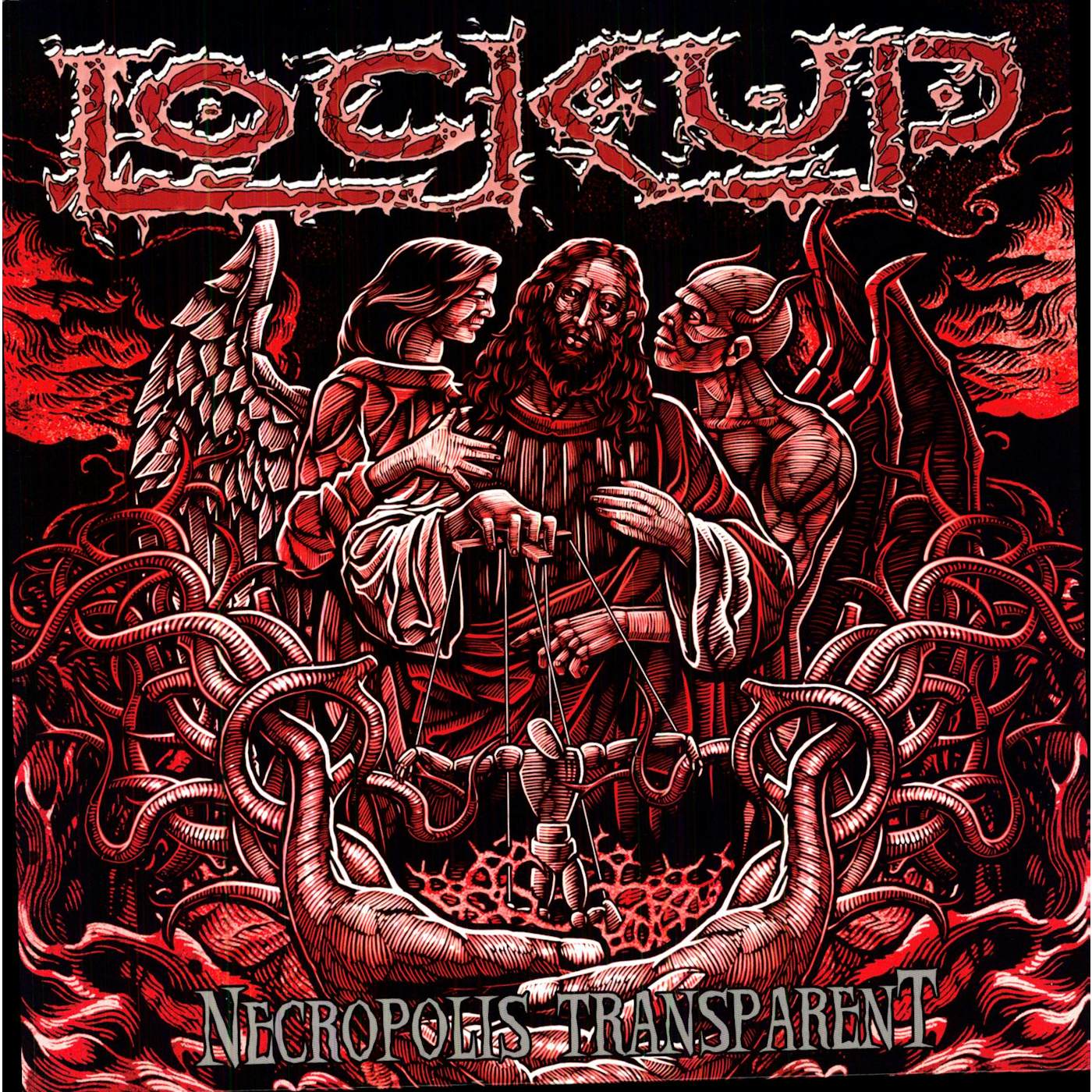 Lock Up Necropolis Transparent Vinyl Record