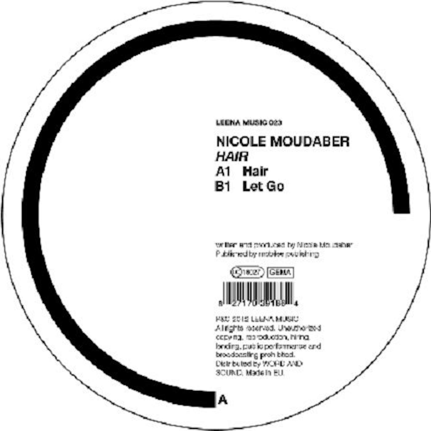 Nicole Moudaber HAIR Vinyl Record