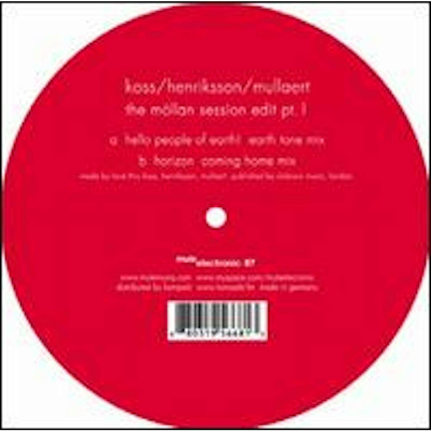 Koss / Henriksson / Mullaert MOLLAN SESSION EDIT 1 Vinyl Record