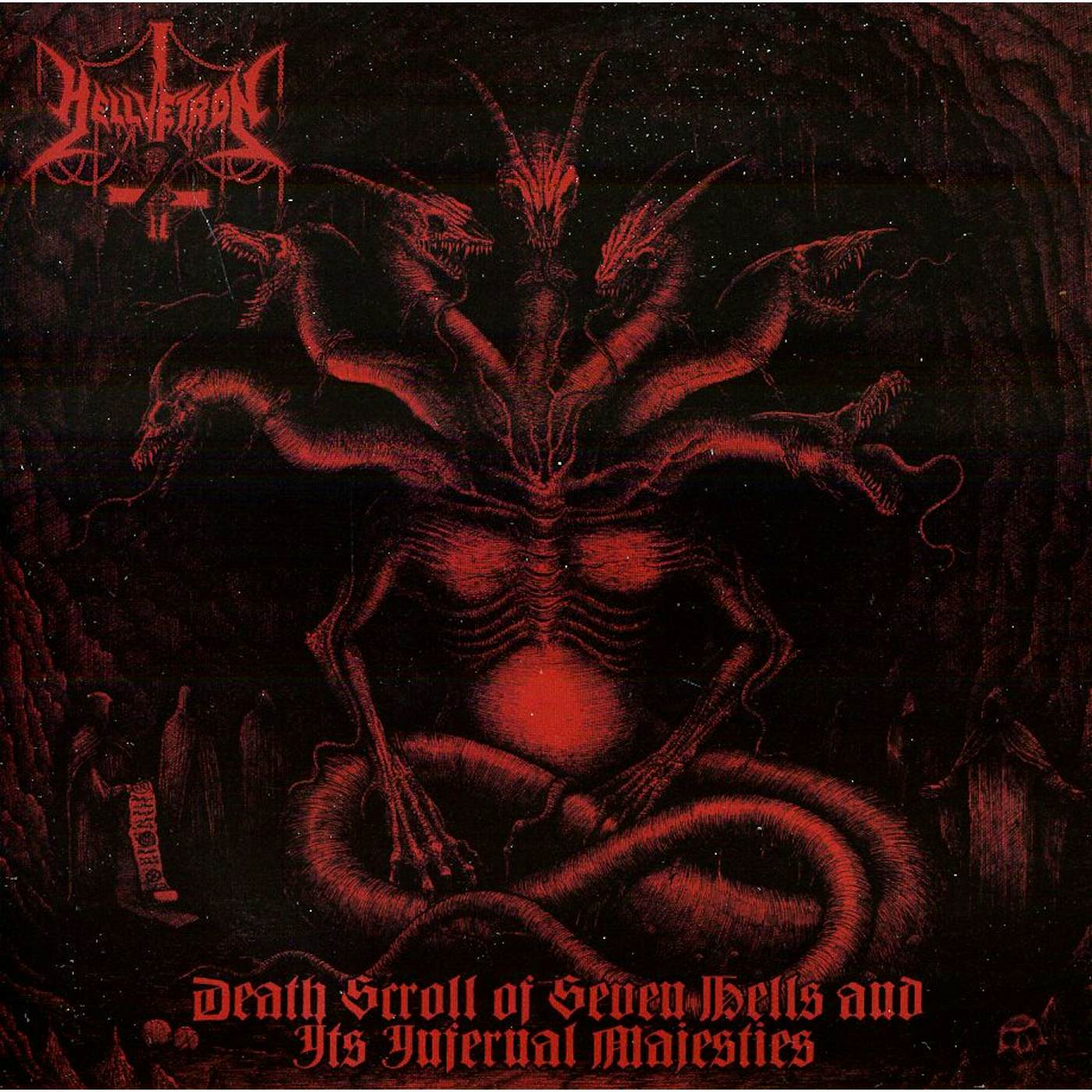 Hellvetron DEATH SCROLL OF SEVEN HELLS & IT'S INFERNAL CD