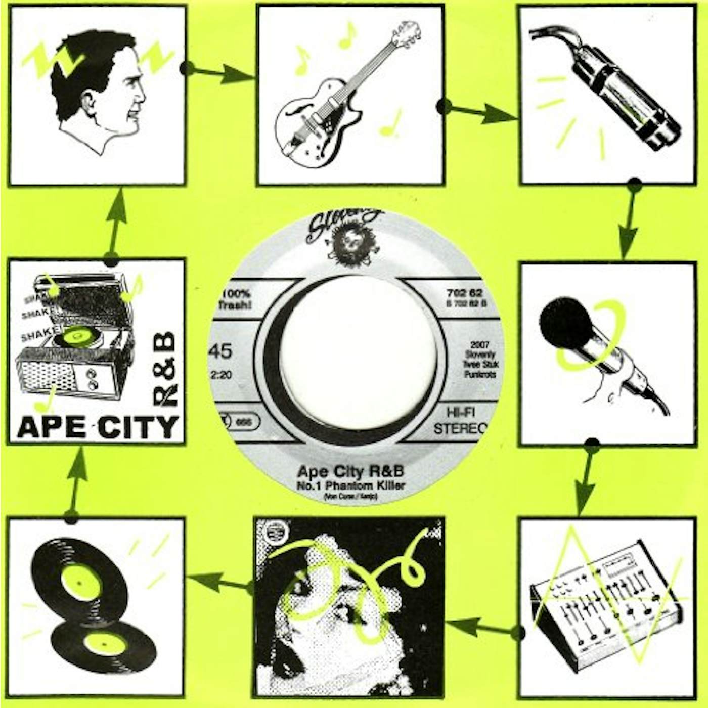 Ape City R&B DYN-O-MITE / 1 PHANTOM KILLER Vinyl Record