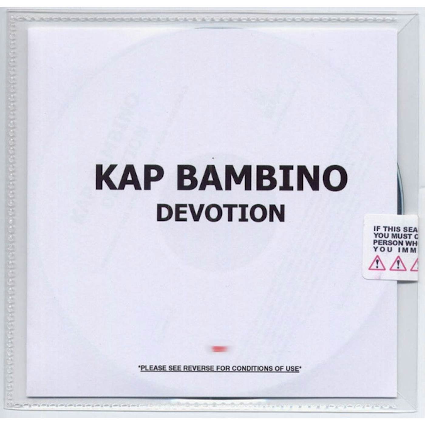 Kap Bambino Devotion Vinyl Record