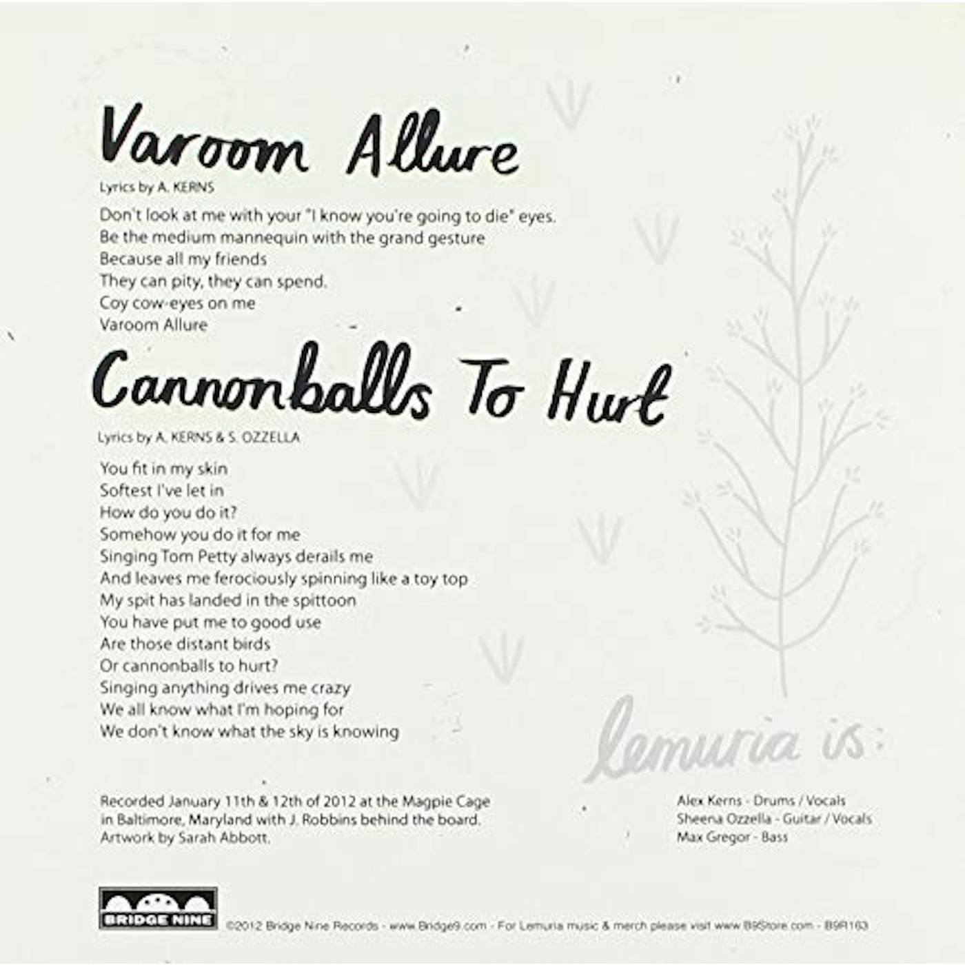 Lemuria Varoom Allure Vinyl Record