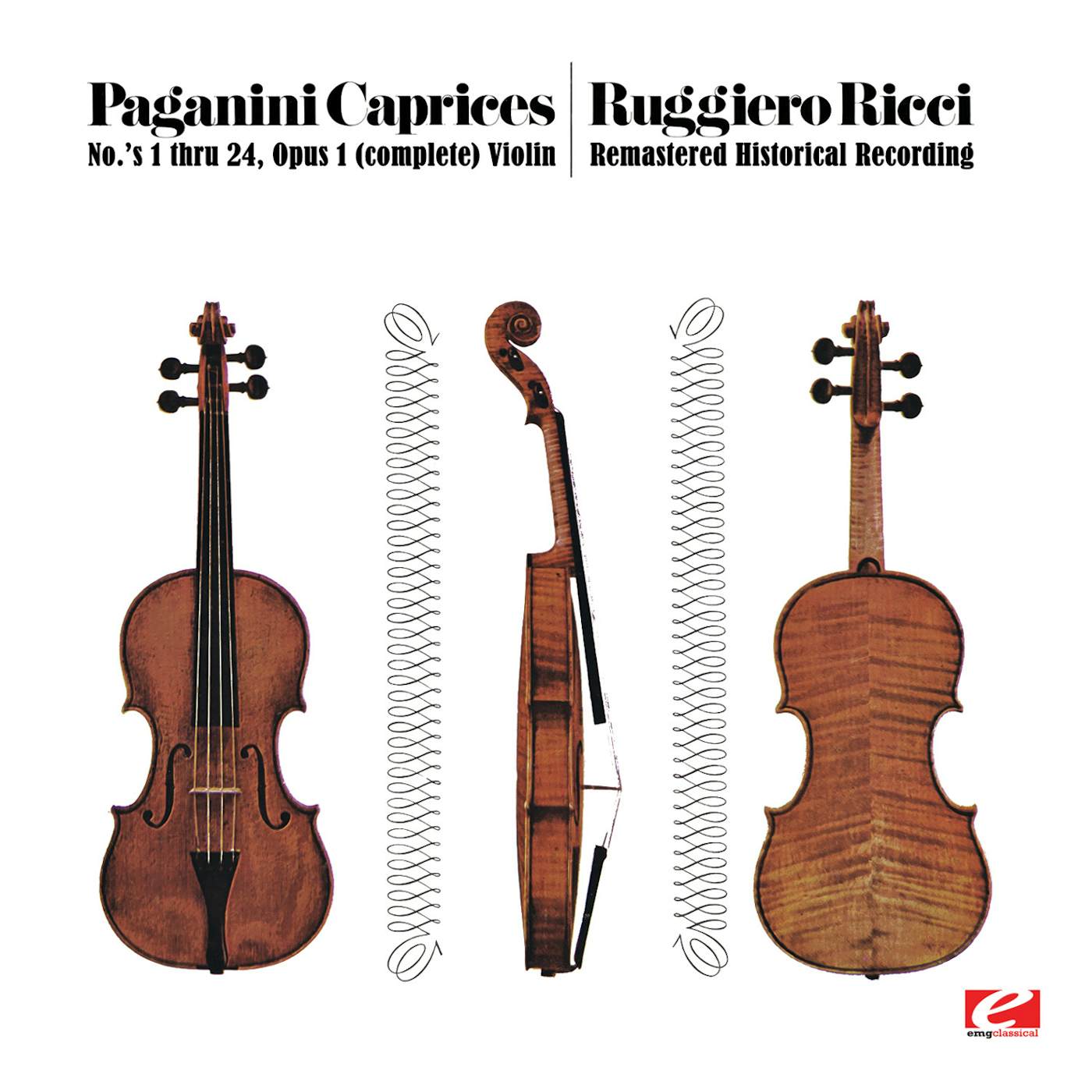 Ruggiero Ricci PAGANINI: 24 CAPRICES FOR SOLO VIOLIN, OP.1 CD