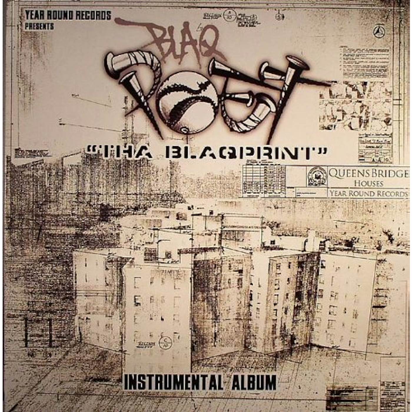 Blaq Poet & Dj Premier BLAQPRINT INSTRUMENTALS Vinyl Record