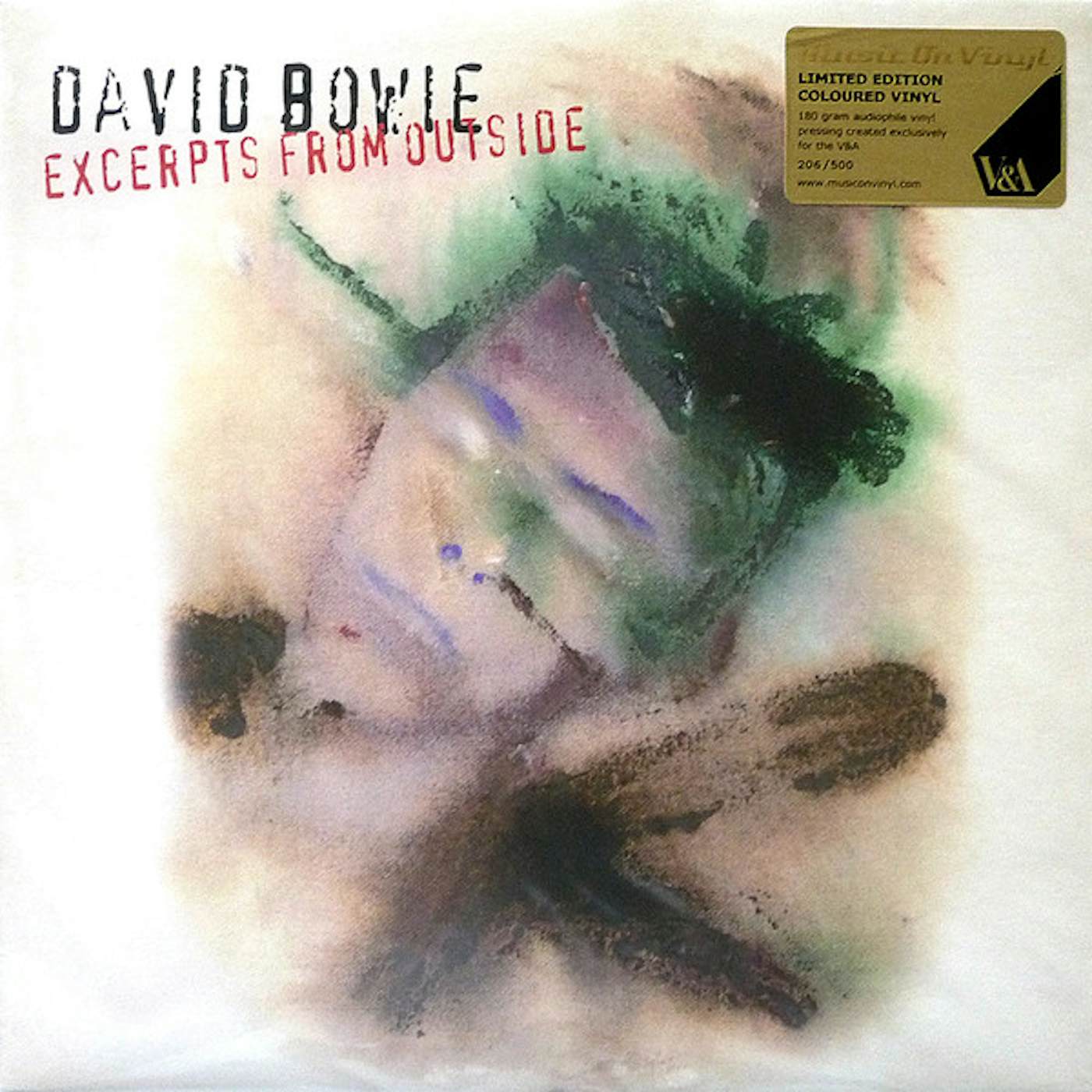 David Bowie EXCERPTS FROM OUTSIDE Vinyl Record