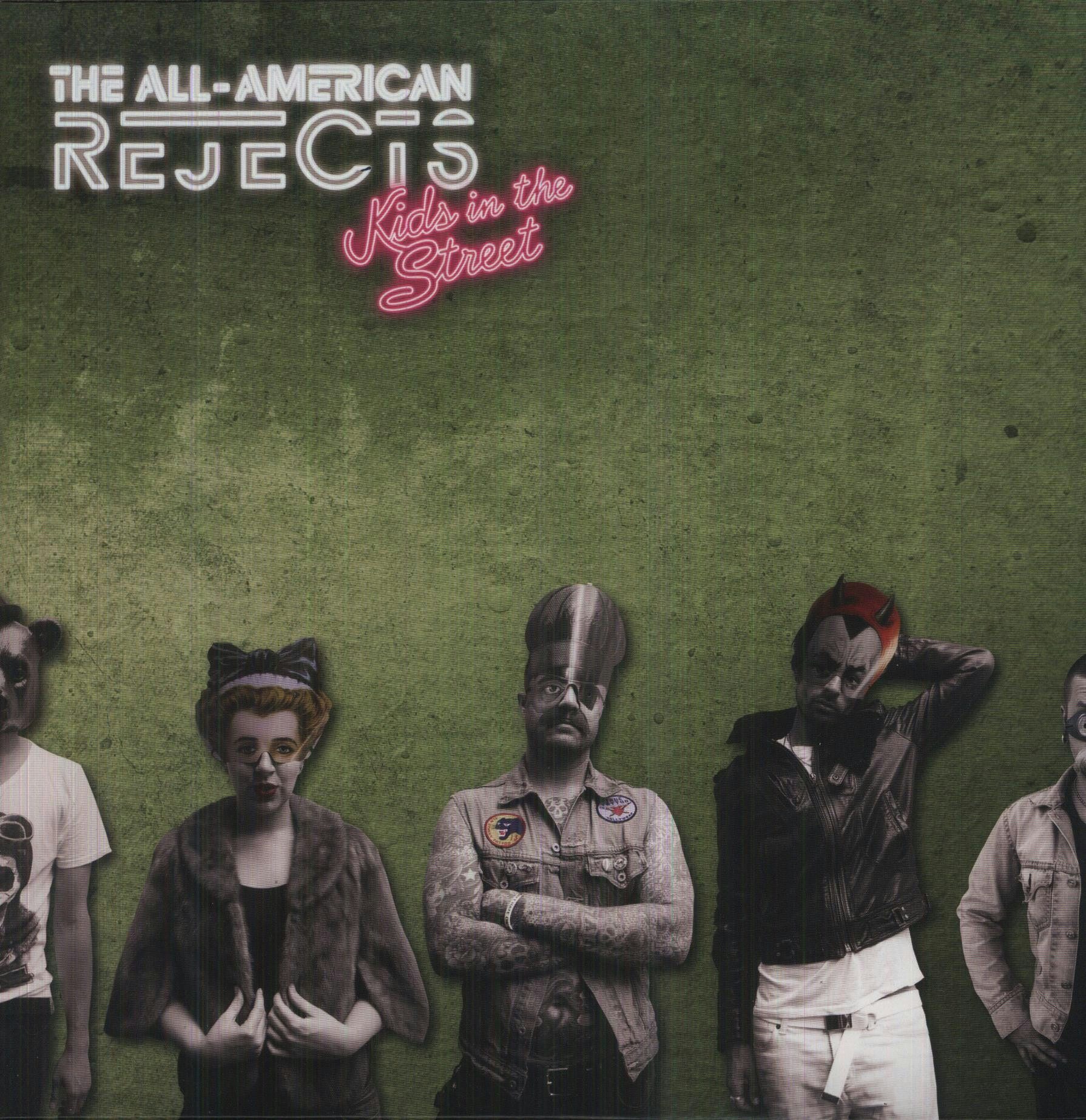 The All-American Rejects KIDS IN THE STREET Vinyl Record - Green Vinyl ...