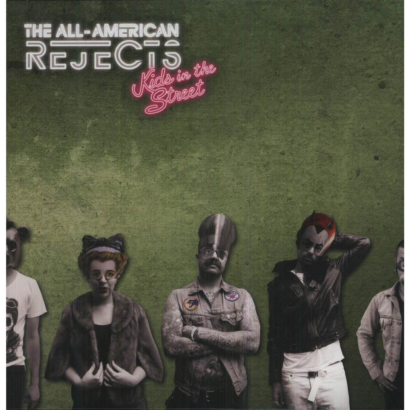 The All-American Rejects KIDS IN THE STREET Vinyl Record - Green Vinyl, Red Vinyl, Clear Vinyl