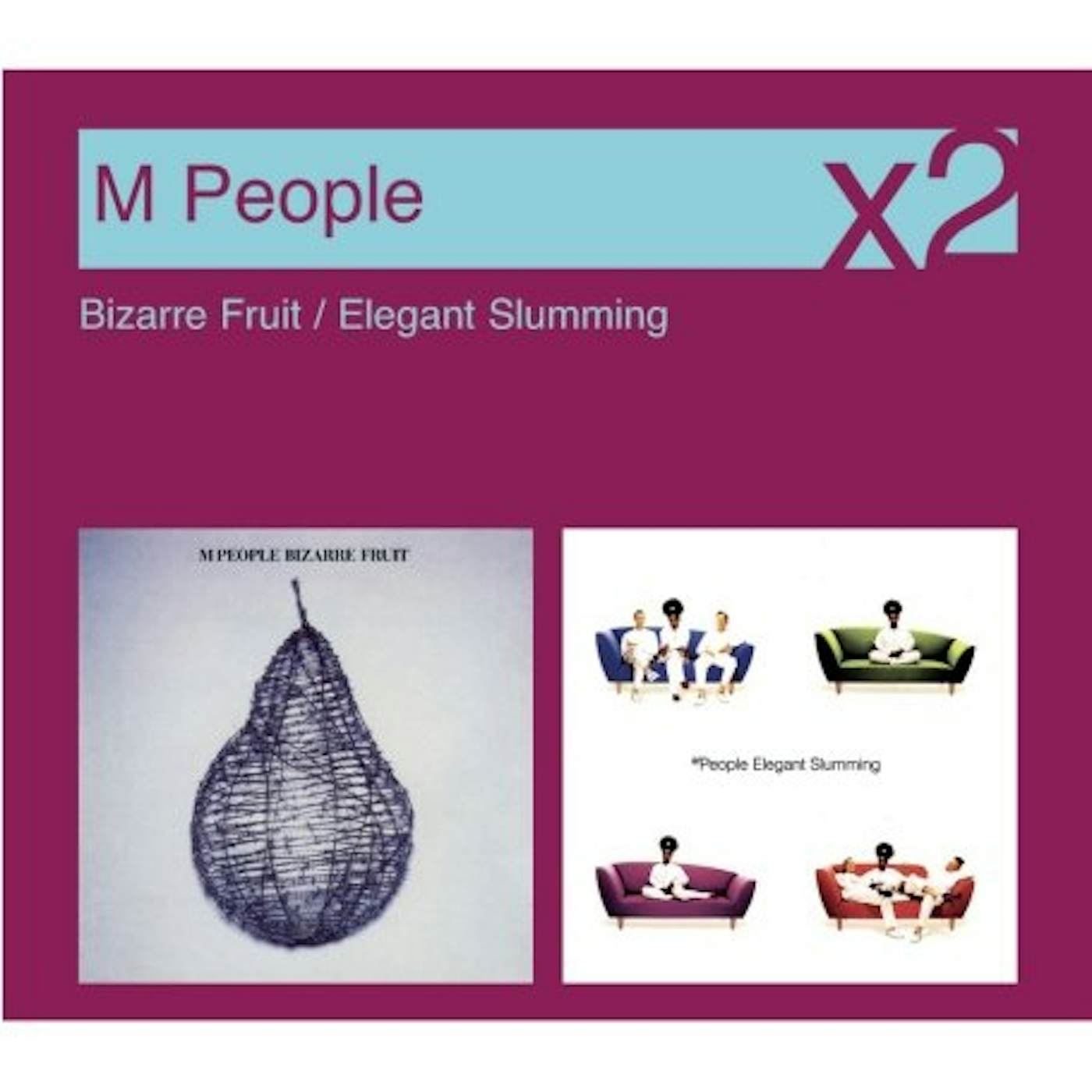 M People BIZARRE FRUIT / ELEGANT SLUMMING CD