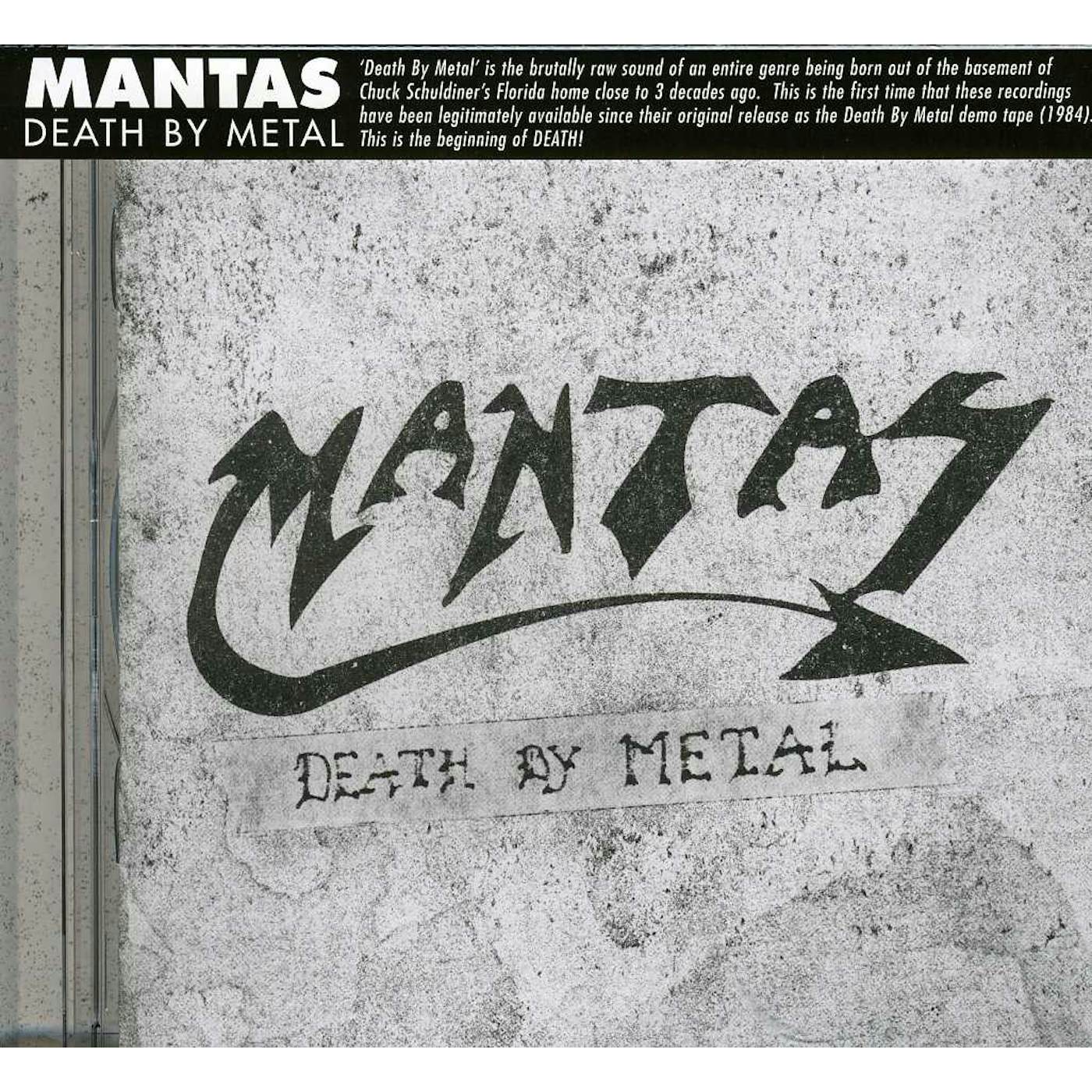 Mantas DEATH BY METAL CD