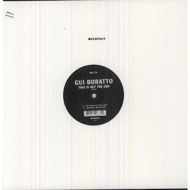 Gui Boratto THIS IS NOT THE END REMIXE Vinyl Record