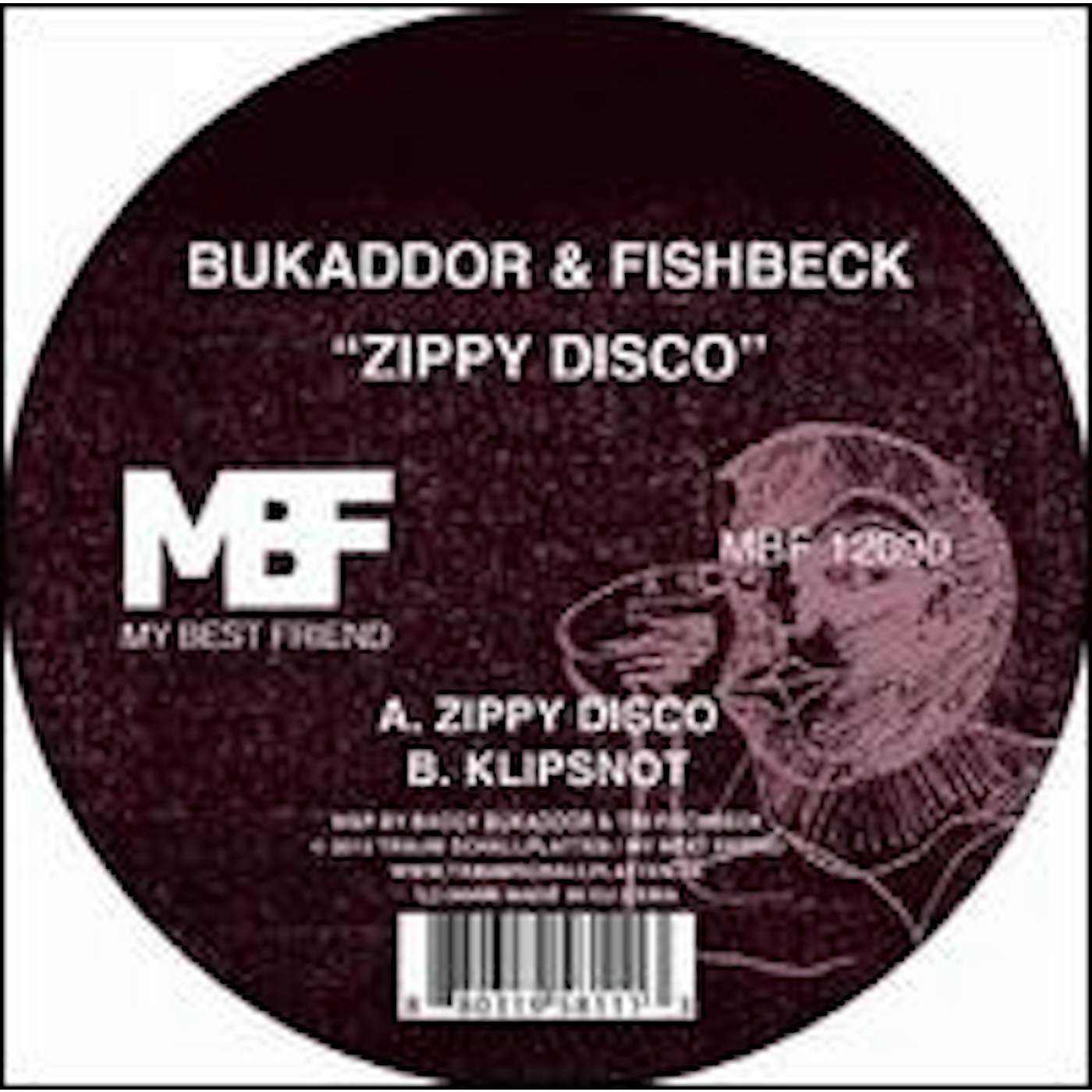 Bukaddor & Fishbeck Zippy Disco Vinyl Record