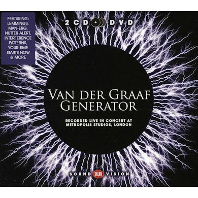 Van Der Graaf Generator LIVE IN CONCERT AT METROPOLIS STUDIOS LONDON CD