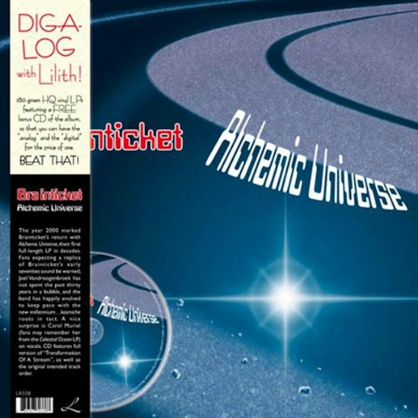 Brainticket ALCHEMIC UNIVERSE Vinyl Record - w/CD, 180 Gram Pressing