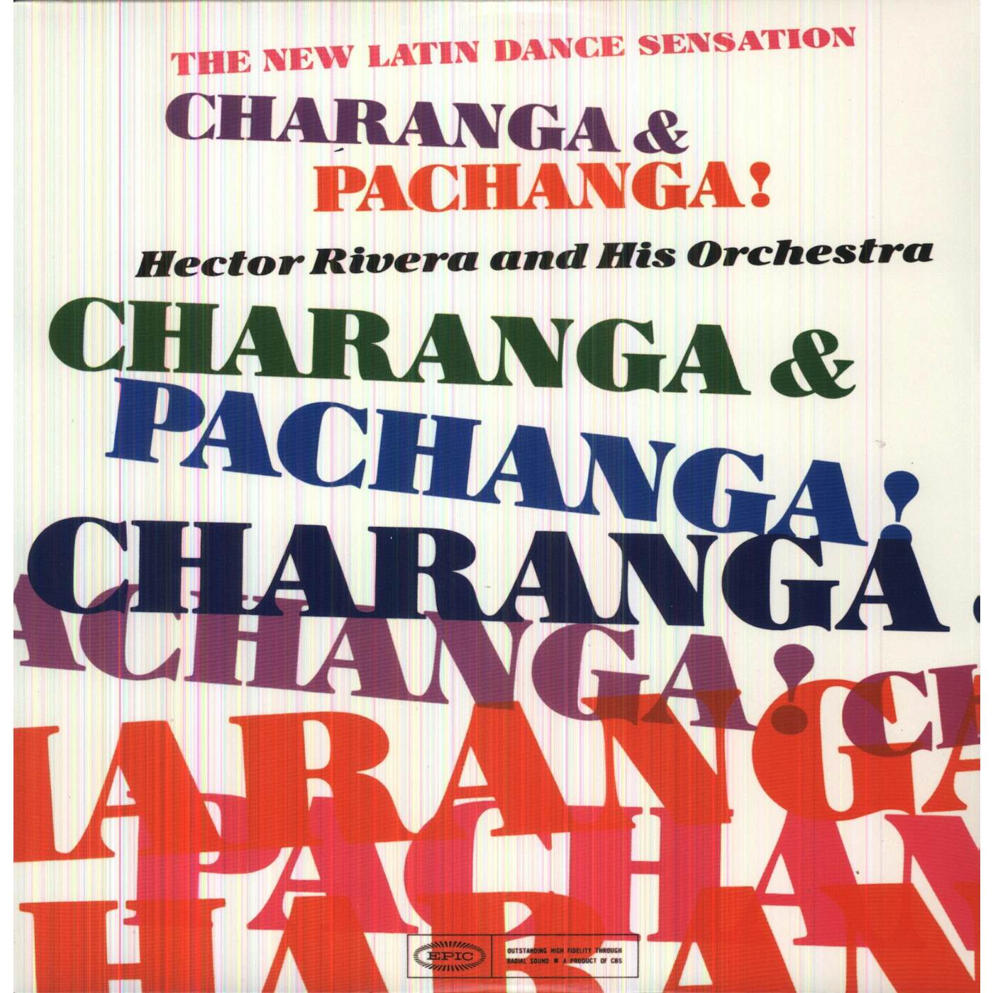 Hector Rivera CHARANGA & PACHANGA Vinyl Record