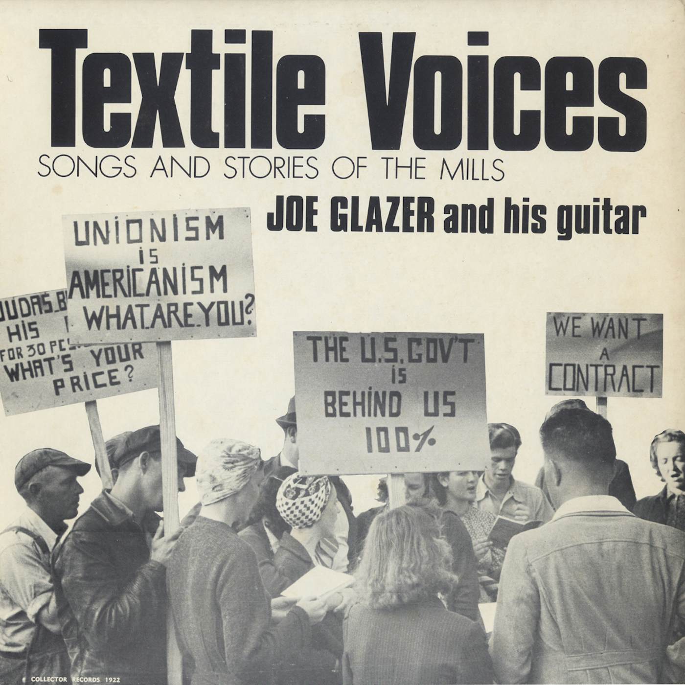 Joe Glazer TEXTILE VOICES: SONGS AND STORIES OF THE MILLS CD