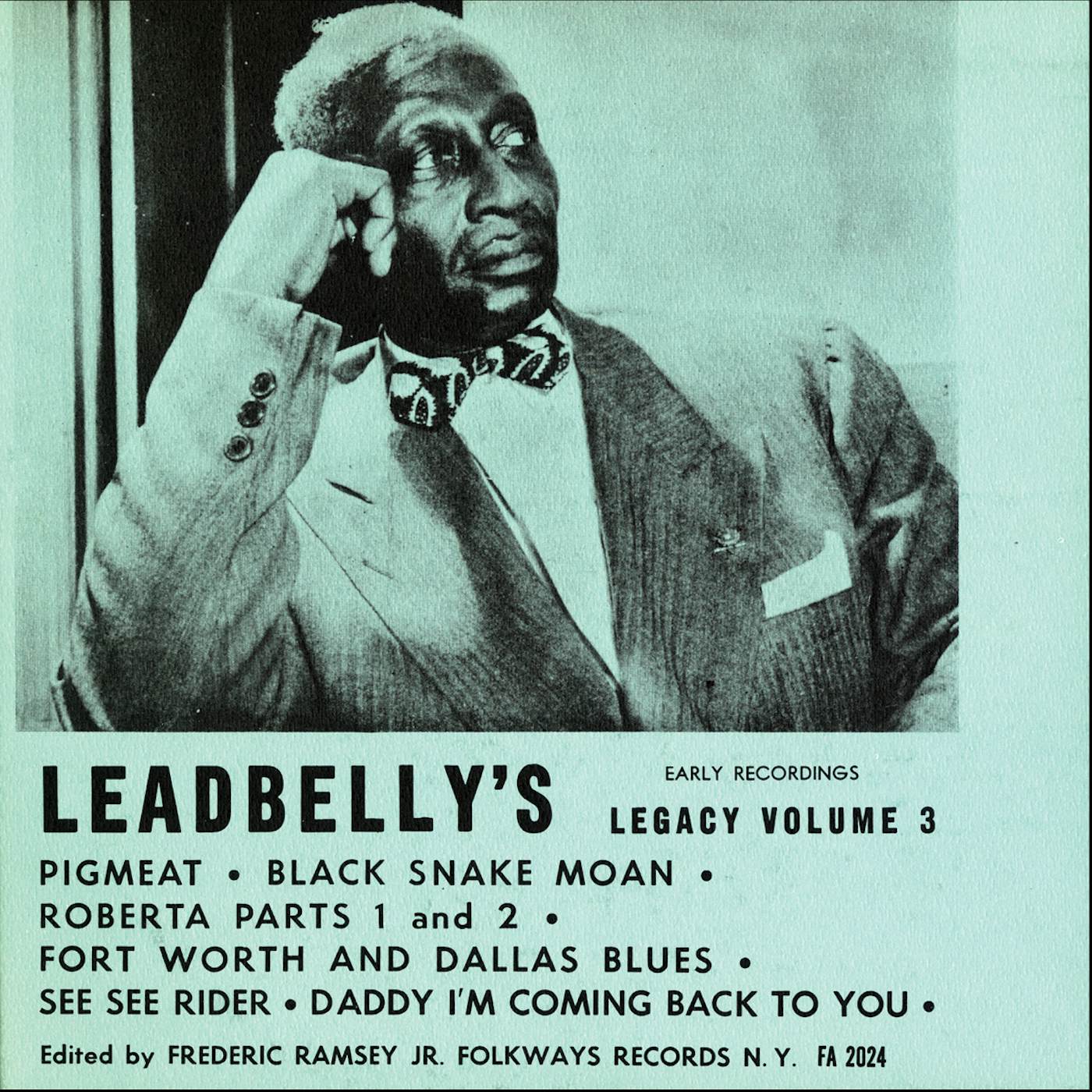 Leadbelly'S LEGACY VOL. 3: EARLY RECORDINGS CD