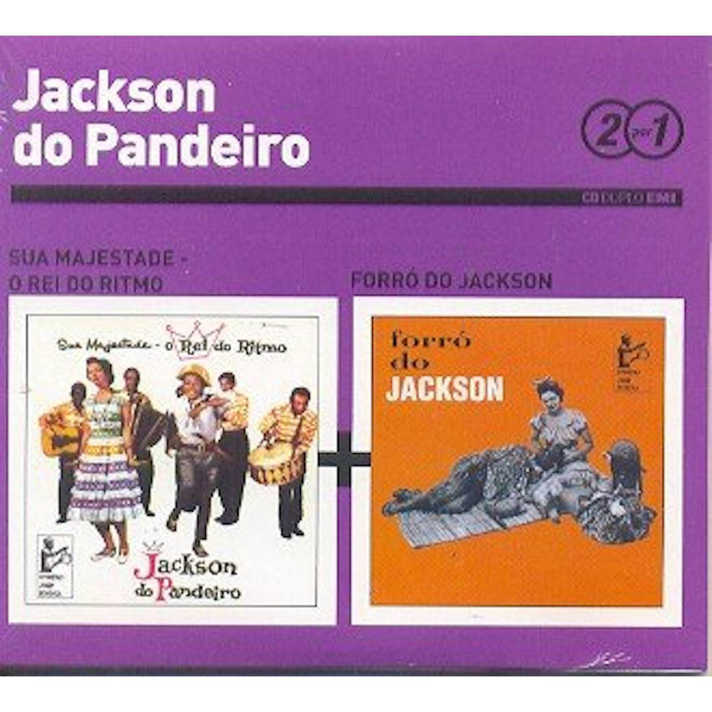 Jackson Do Pandeiro SUA MAJESTADE REI DO RITMO / FORRO DO JACKSON CD