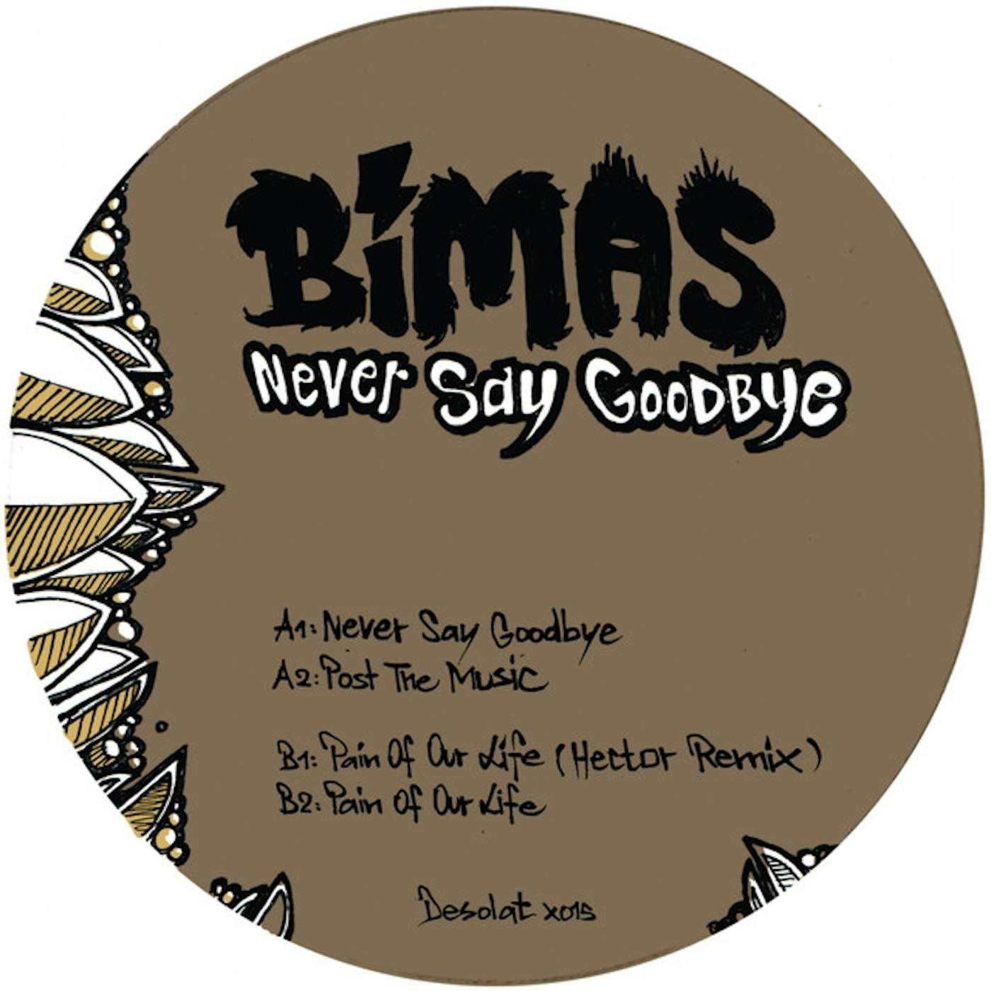 Bimas Never Say Goodbye Vinyl Record