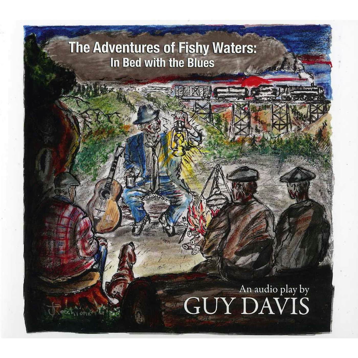Guy Davis ADVENTURES OF FISHY WATERS: IN BED WITH THE BLUES CD