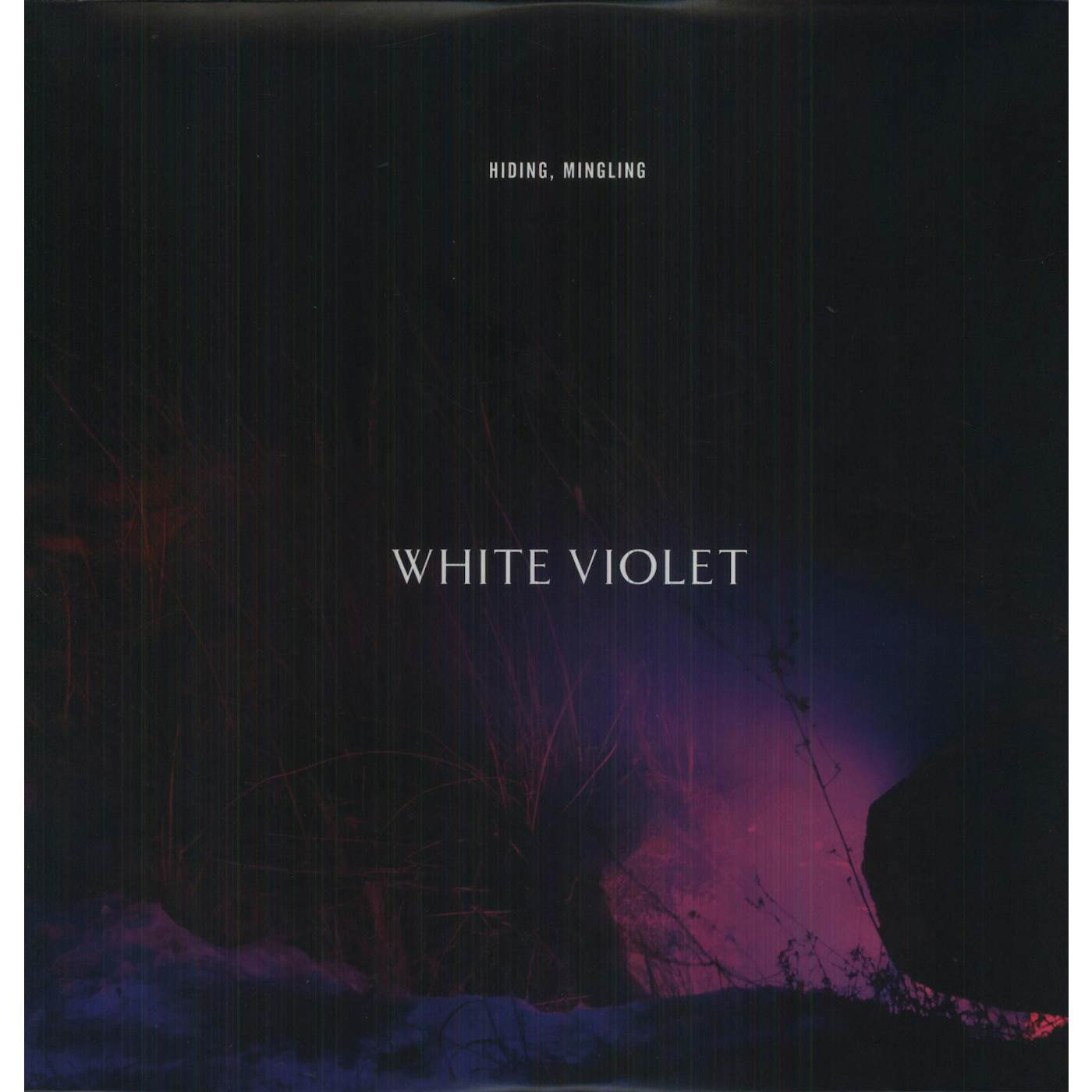 White Violet HIDING MINGLING Vinyl Record