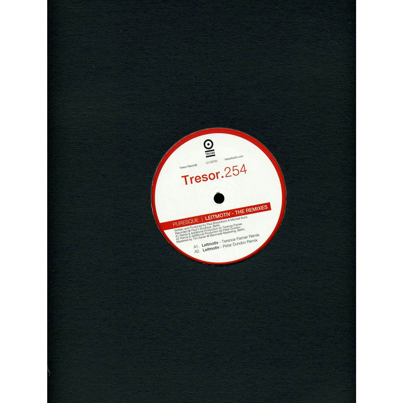 Puresque Leitmotiv - The Remixes Vinyl Record