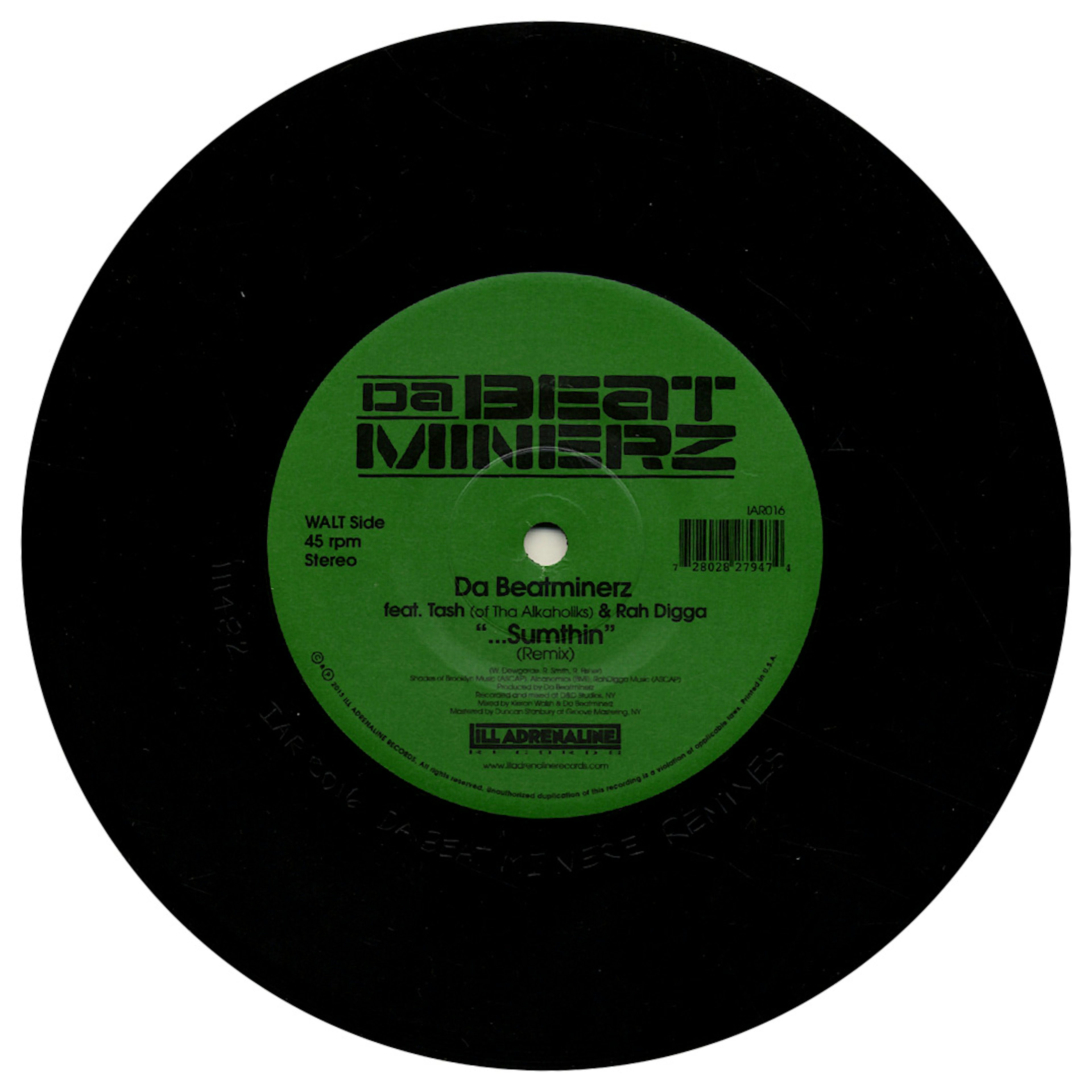 Da Beatminerz & Rah Digga / Black Star SUMTHIN / ANOTHER WORLD Vinyl Record