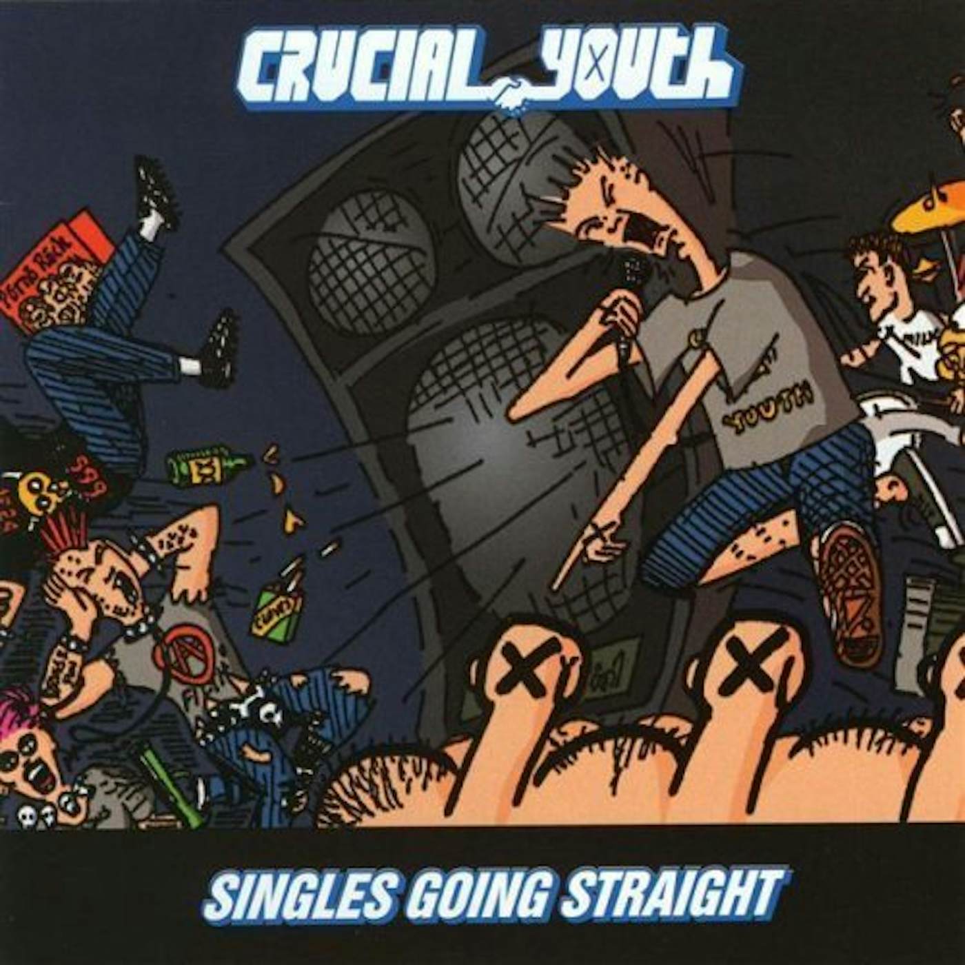 Crucial Youth SINGLES GOING STRAIGHT 1986-1991 CD