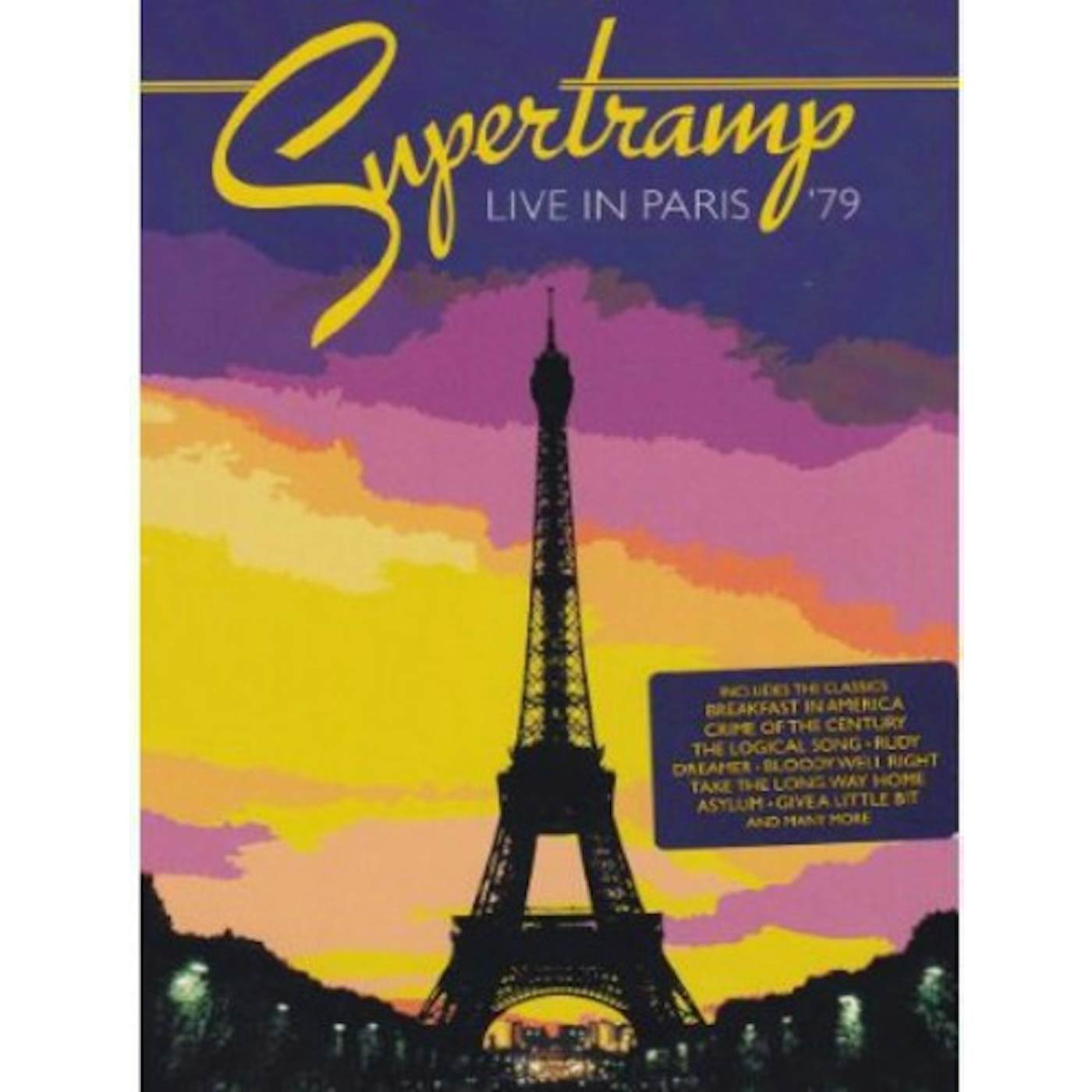 Supertramp LIVE IN PARIS '79 DVD