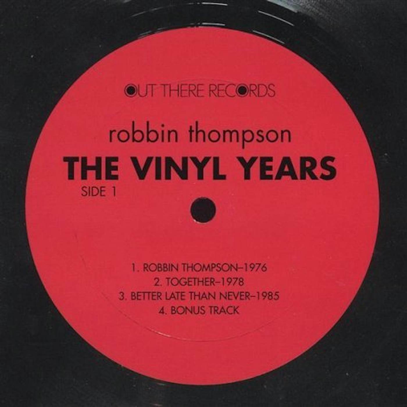 Robbin Thompson VINYL YEARS CD