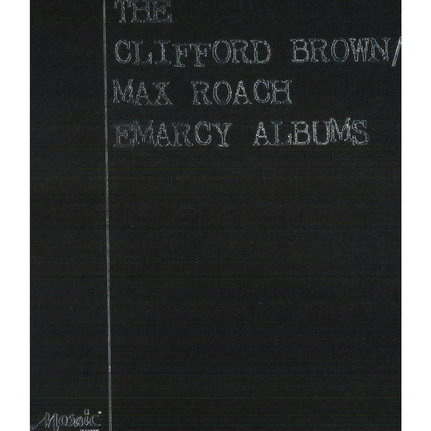Clifford Brown & Max Roach EMARCY ALBUMS Vinyl Record