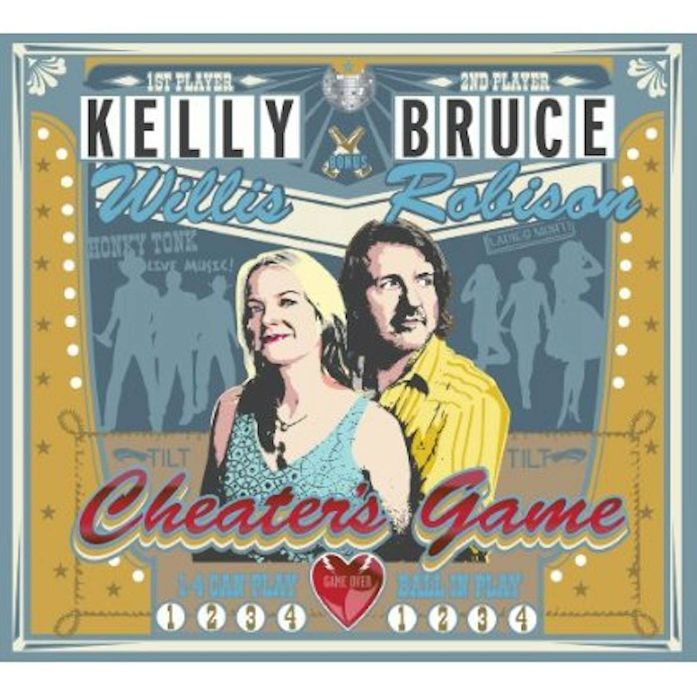 Kelly Willis & Bruce Robison Cheater's Game Vinyl Record