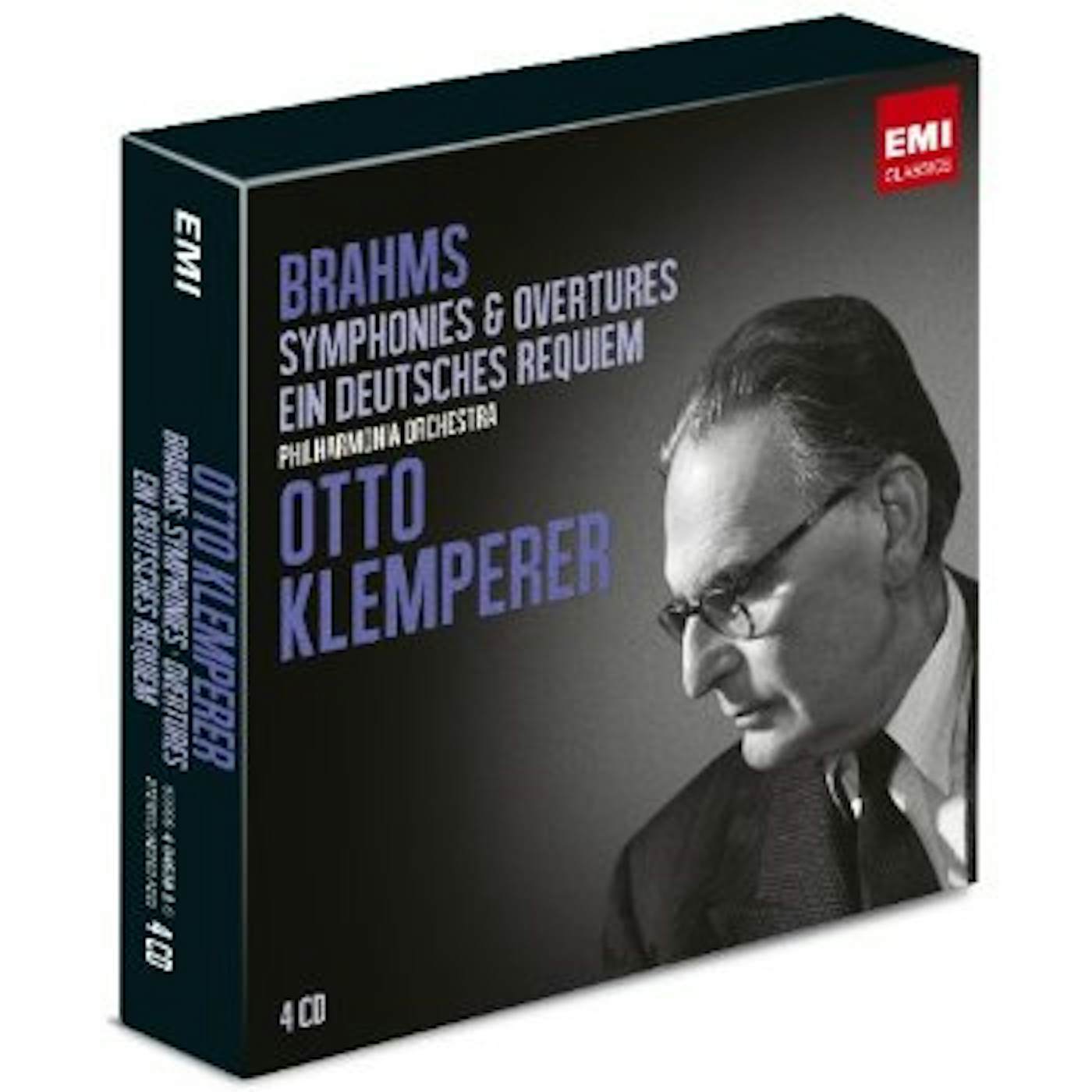Otto Klemperer BRAHMS: SYMPHONIES EIN DEUTSCH CD