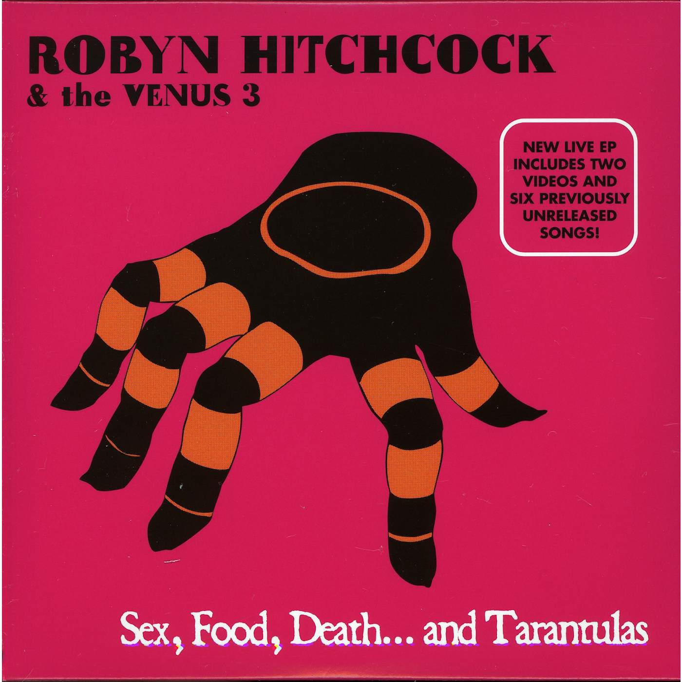 Robyn Hitchcock SEX FOOD DEATH & TARANTULAS CD