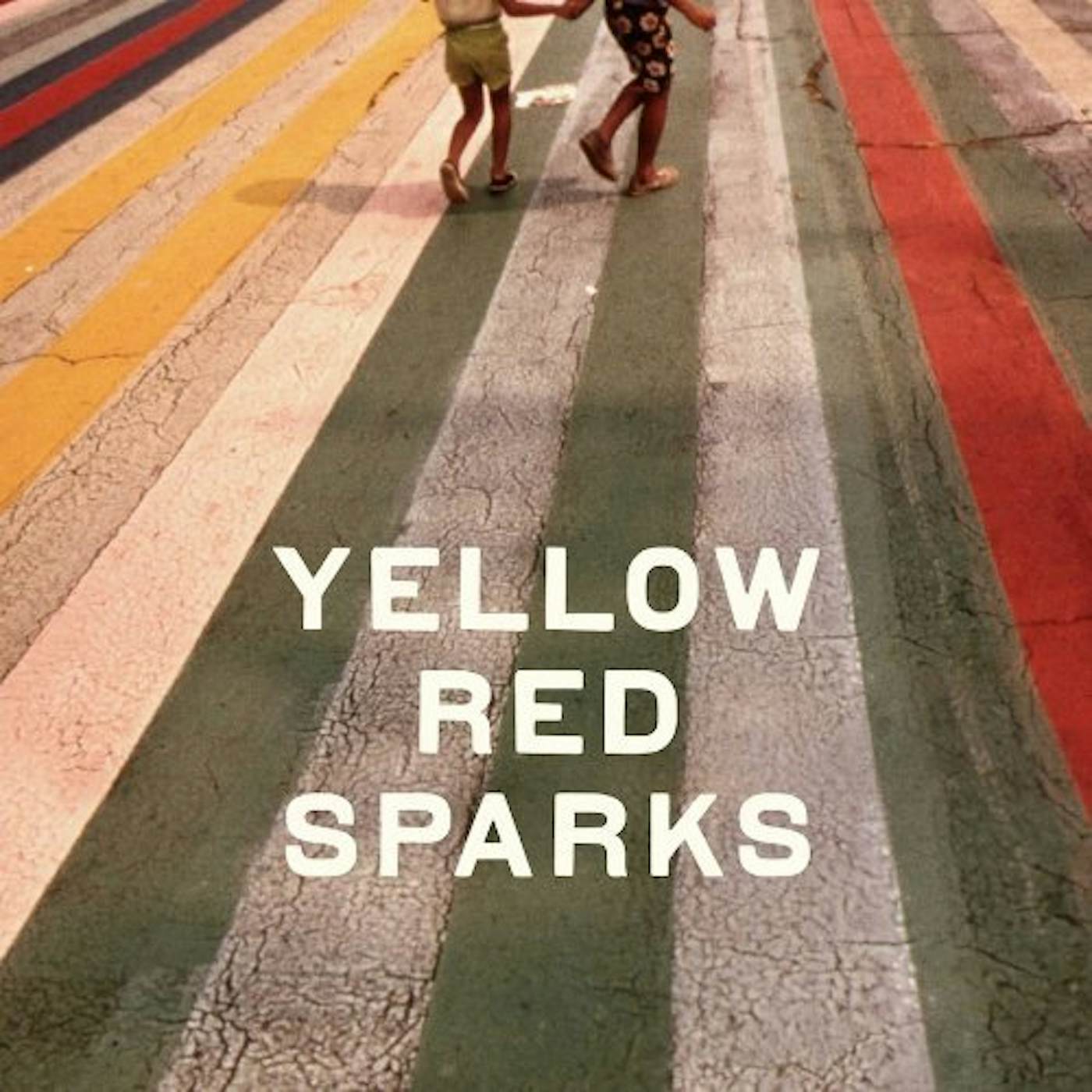 Yellow Red Sparks Vinyl Record