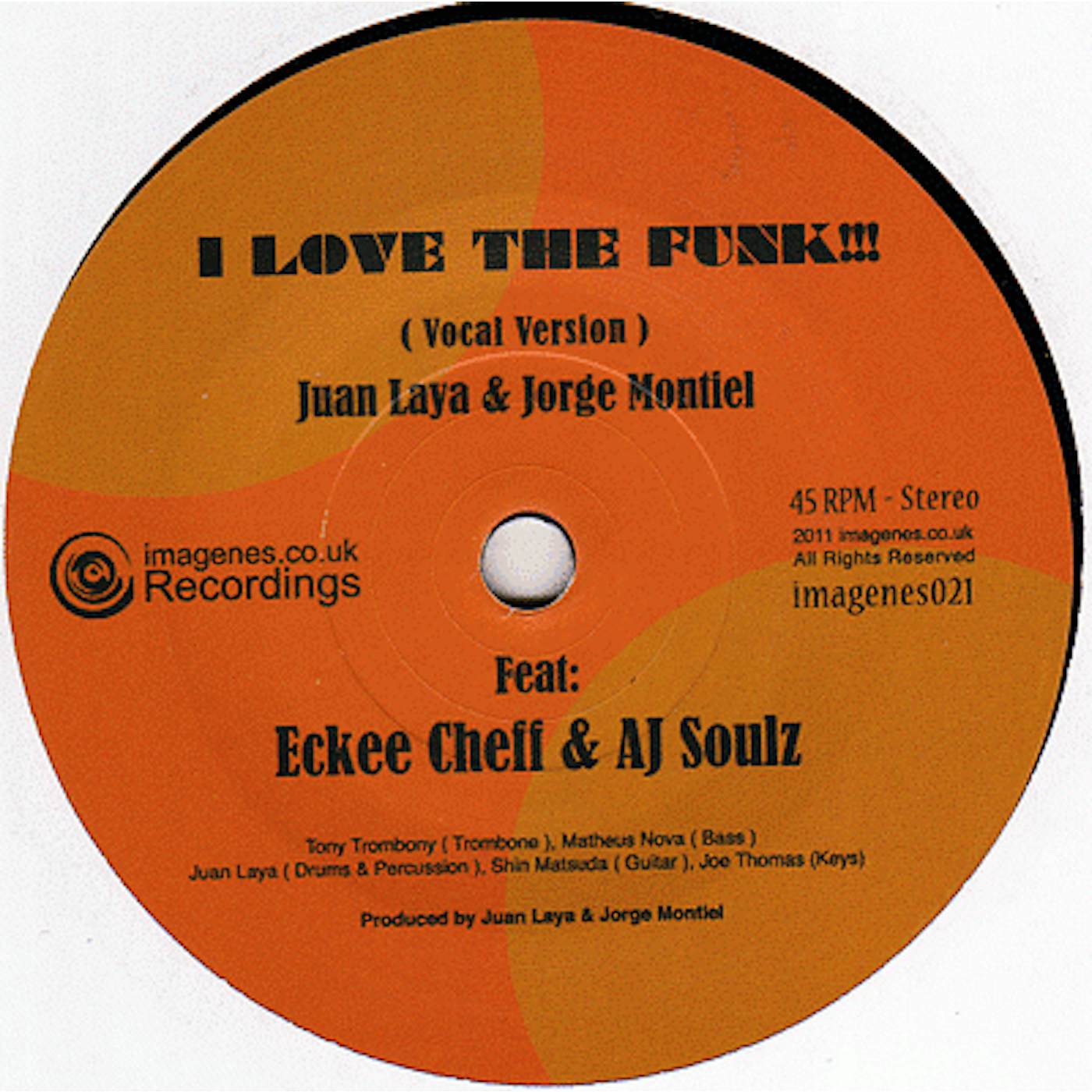 Juan Laya & Jorge Montiel I LOVE THE FUNK Vinyl Record