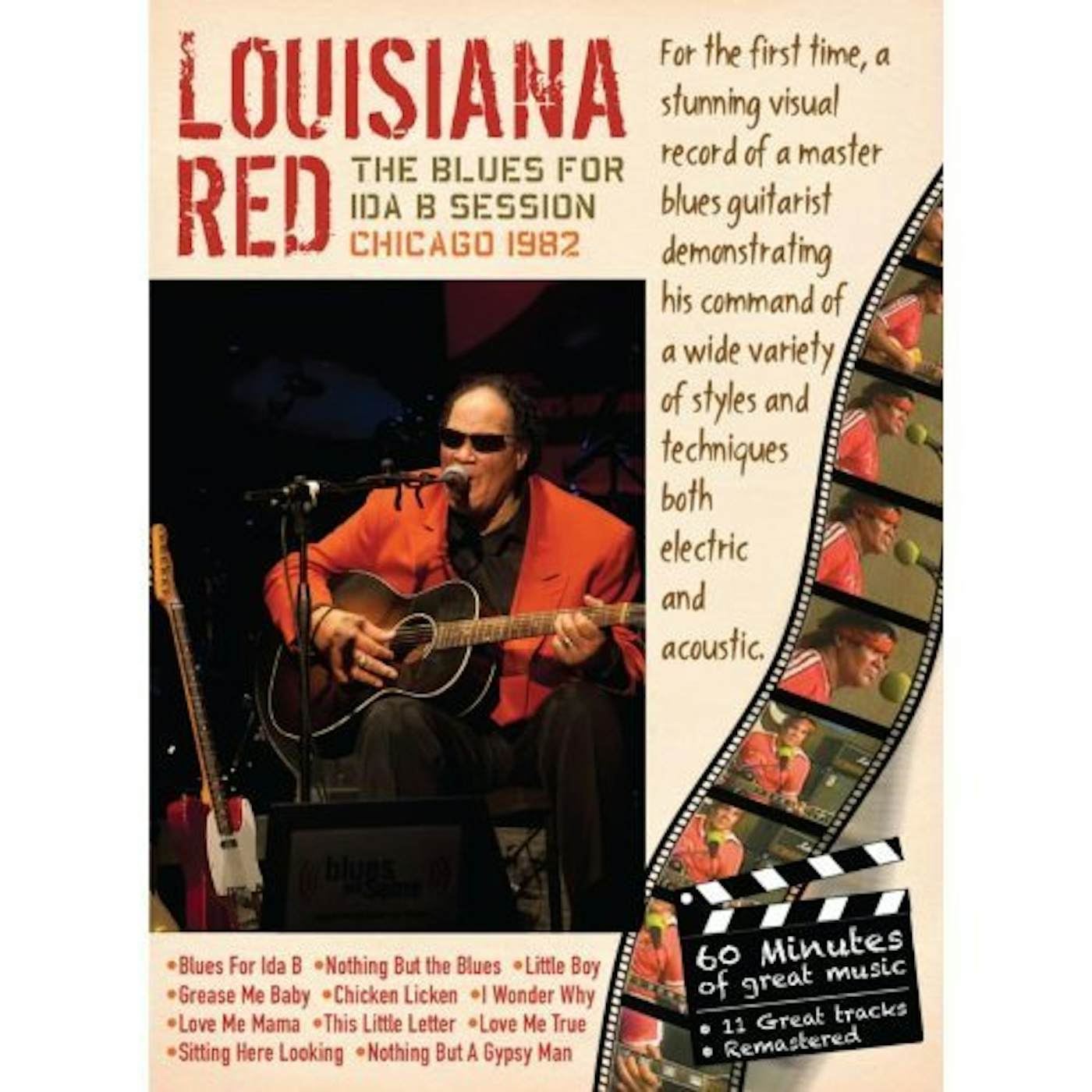Louisiana Red BLUES FOR IDA B SESSION CHICAGO 1982 DVD