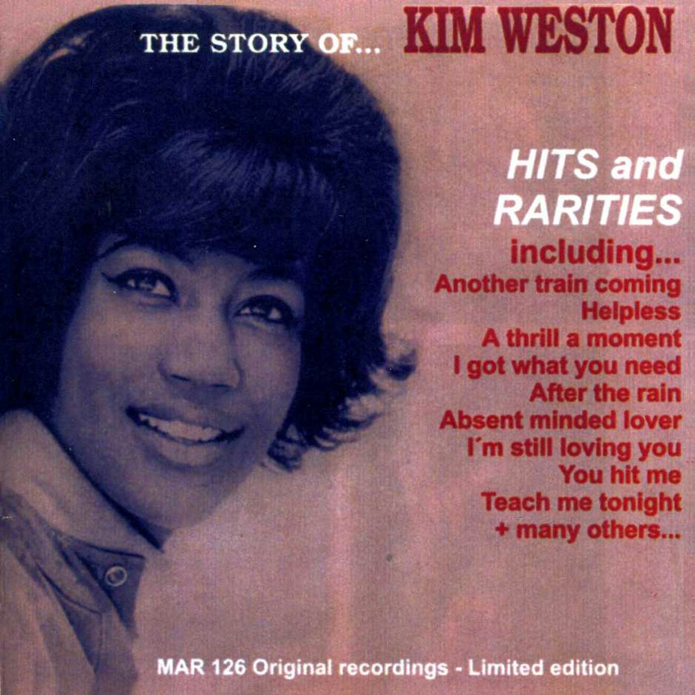 Kim Weston HITS & RARITIES CD